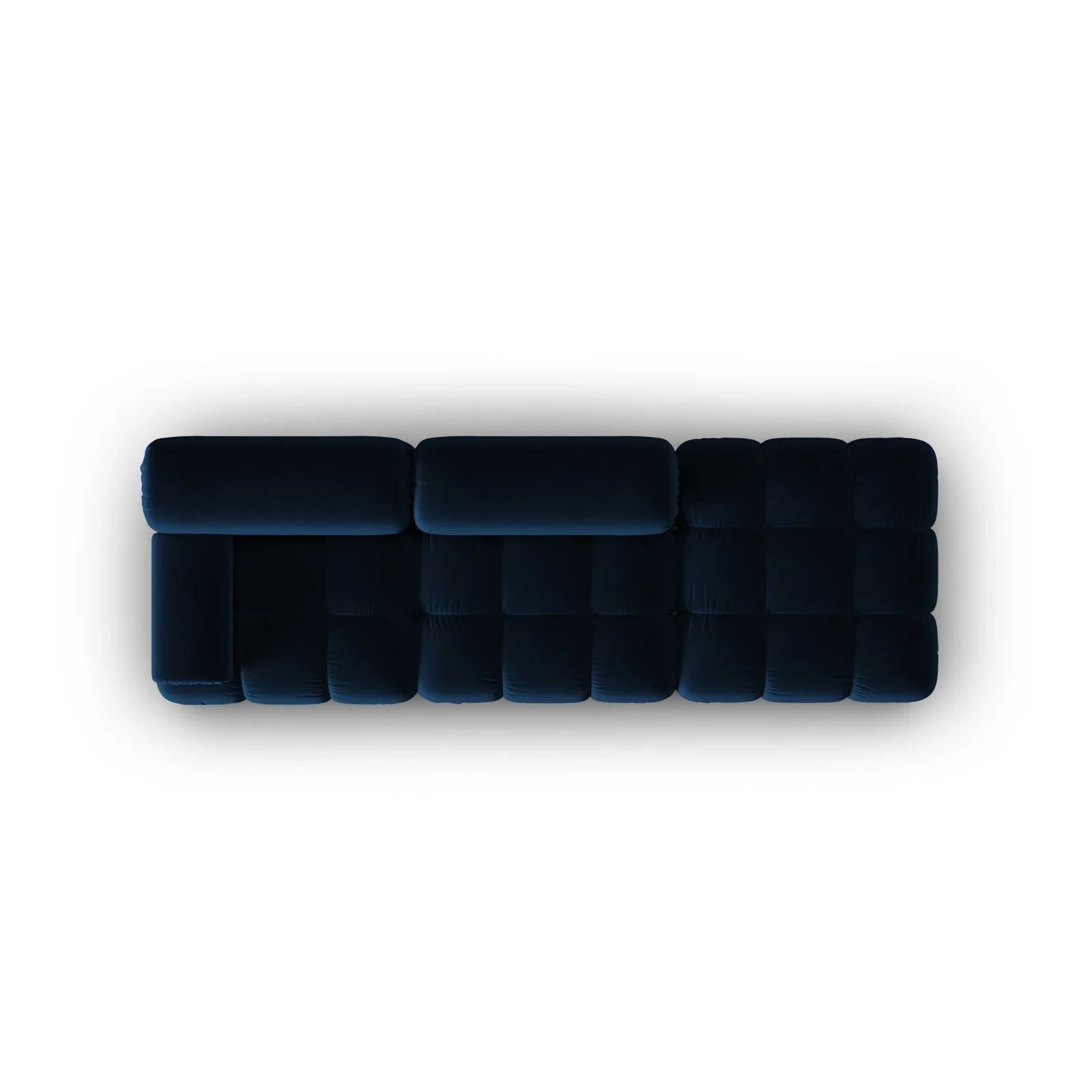 Cortina Modulares 4-Sitzer Sofa, Rechte Seite, aus Samt, 282x94 cm - Image 12