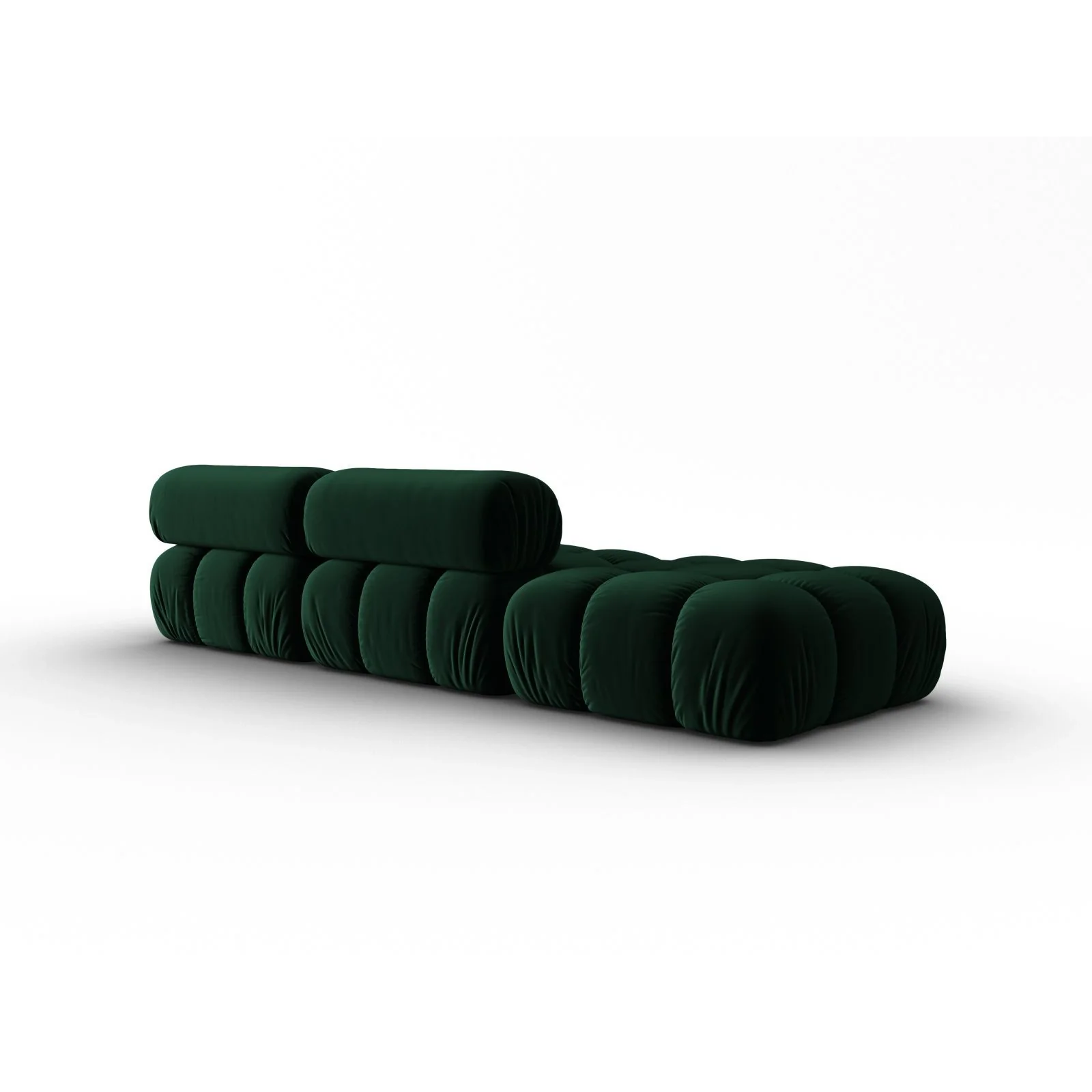 Cortina Modulares 4-Sitzer Sofa, Rechte Seite, aus Samt, 282x94 cm - Image 32