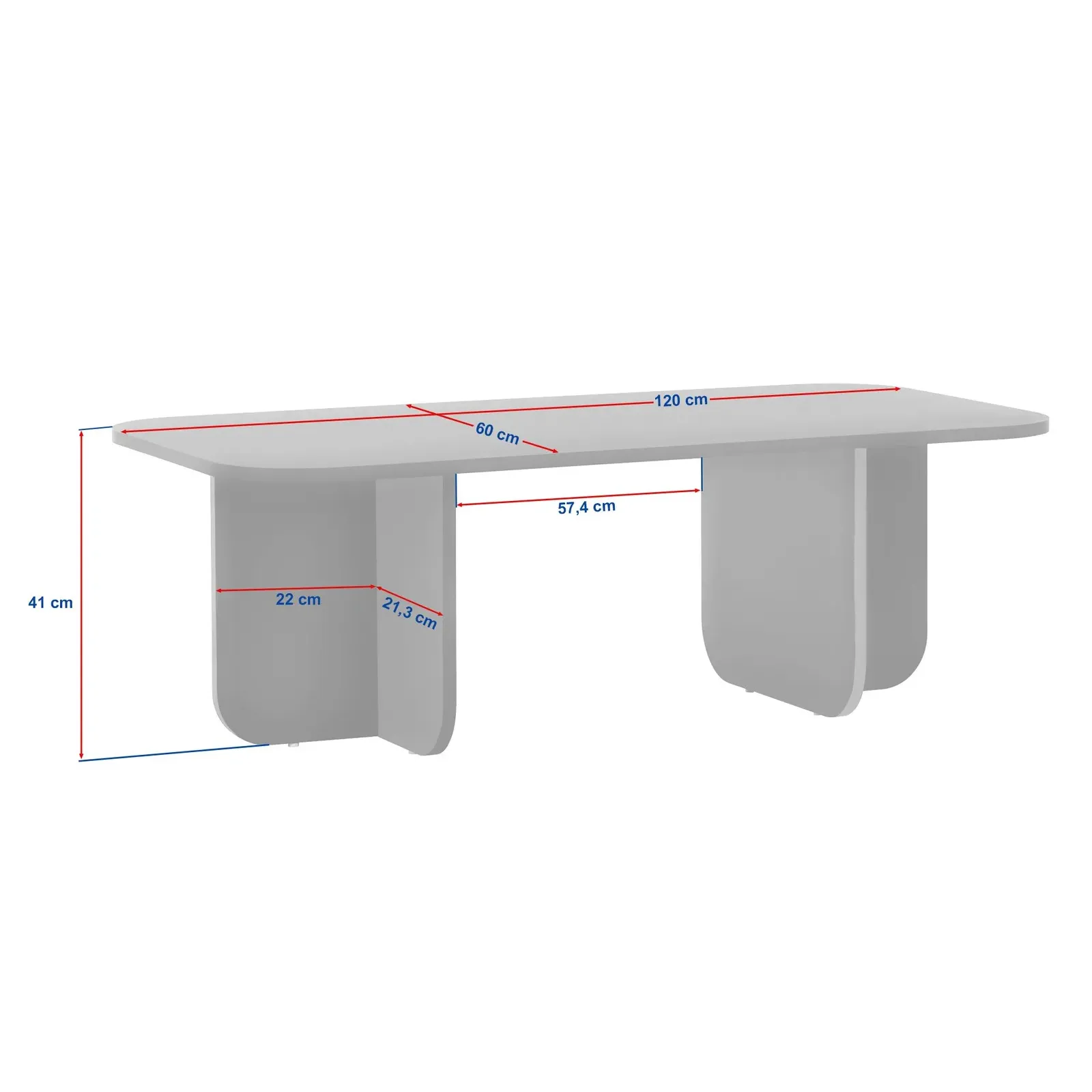 Couchtisch Akira aus melaminbeschichteten Holz, 120×60×41 cm - Image 17