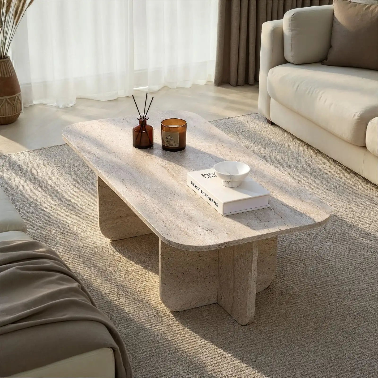 Couchtisch Akira aus melaminbeschichteten Holz, 120×60×41 cm - Image 9