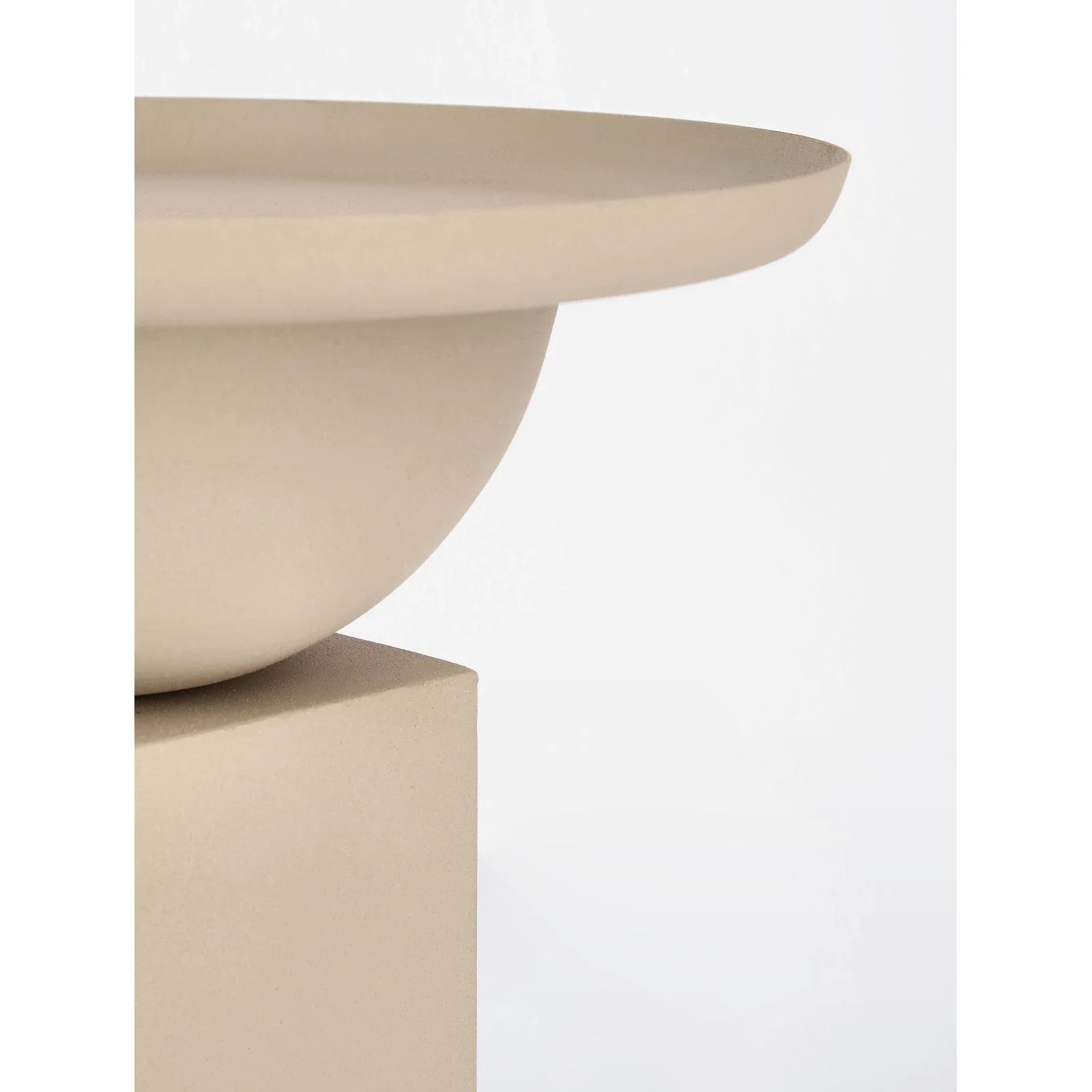 Couchtisch Beige rund 40,5x40,5 Alka - Image 2