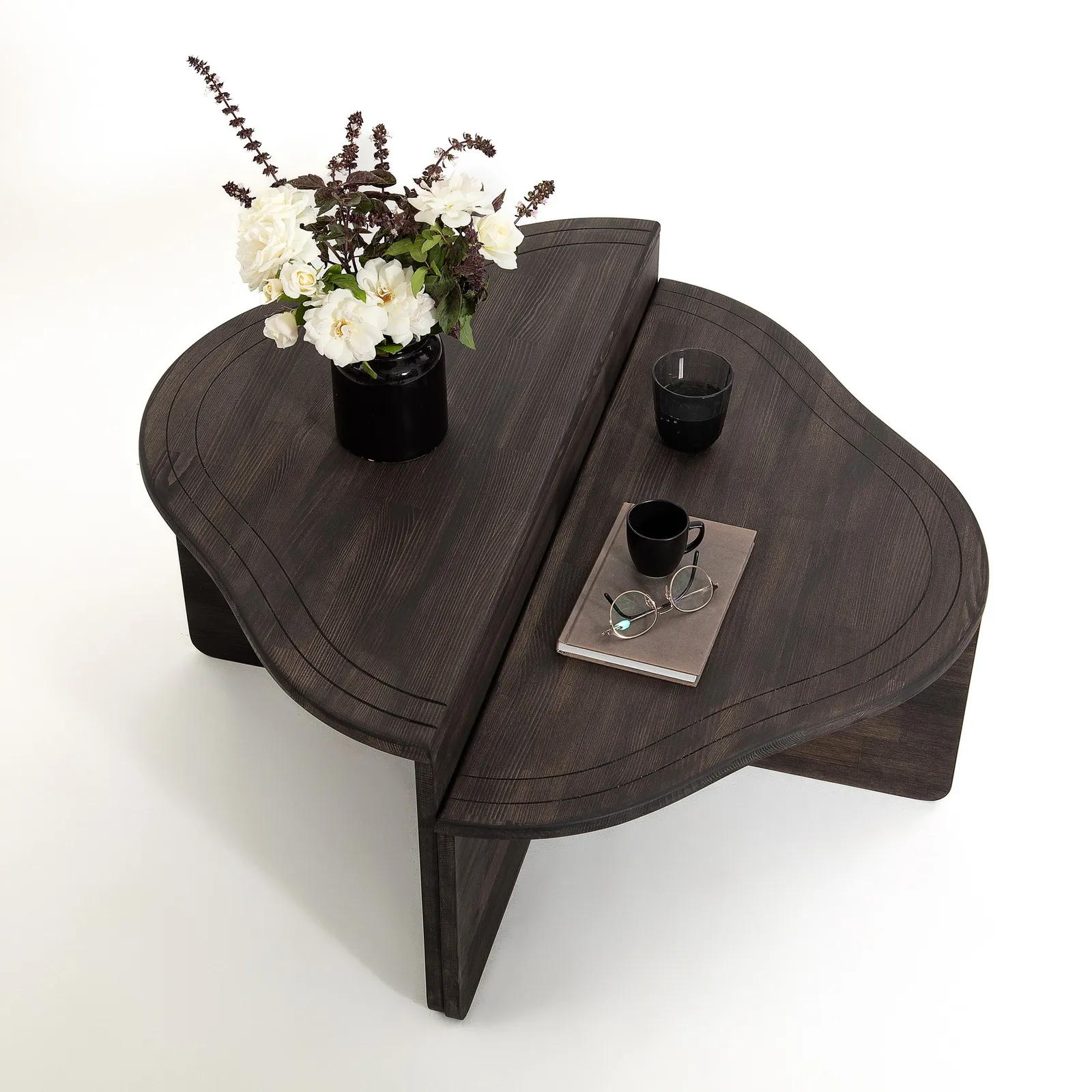 Couchtisch Altopiano aus massivem Kiefernholz, 90×45×40 cm - Image 14