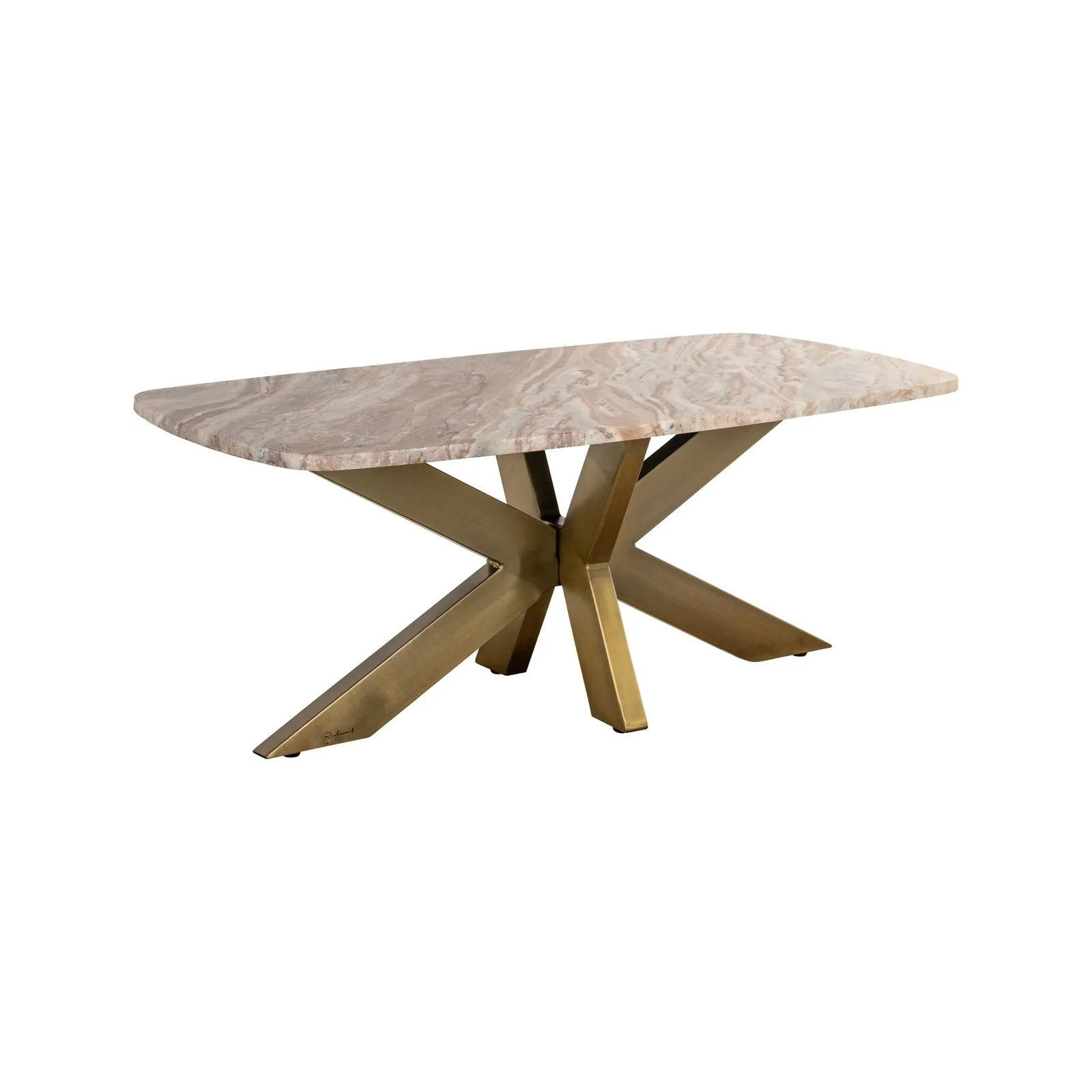 Couchtisch Bottega aus Marmor in Blush beige, 120x60x47 cm - Image 2