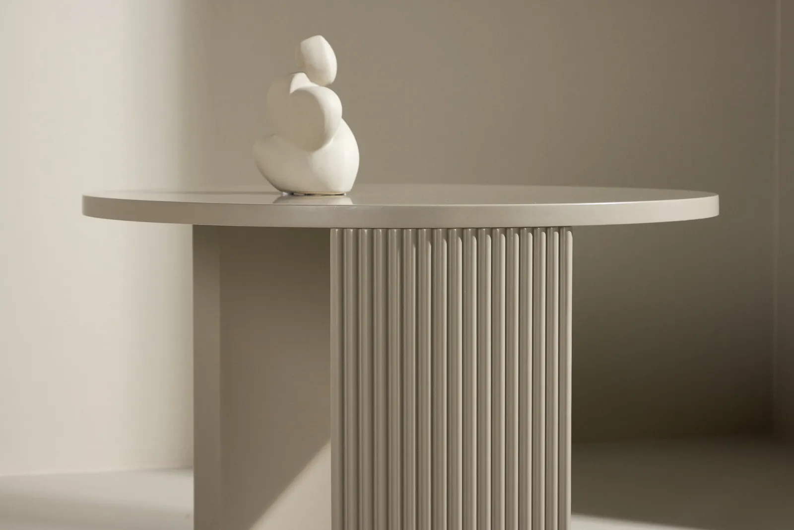Couchtisch Bristol in beige ⌀60 - Image 3