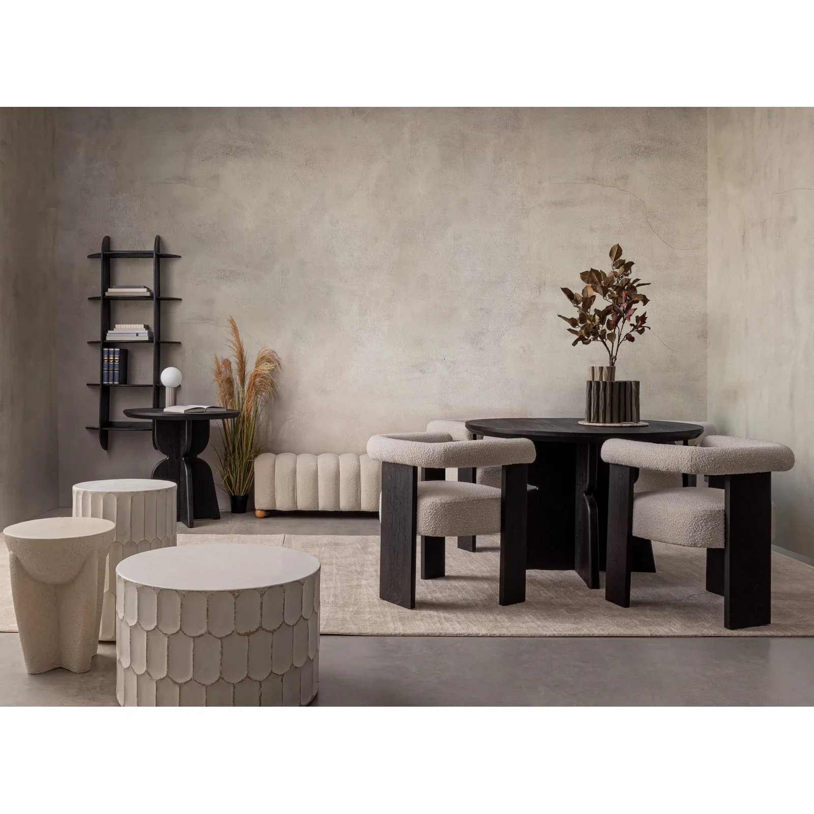 Couchtisch rund 66x66 Weiß Caesar - Image 3