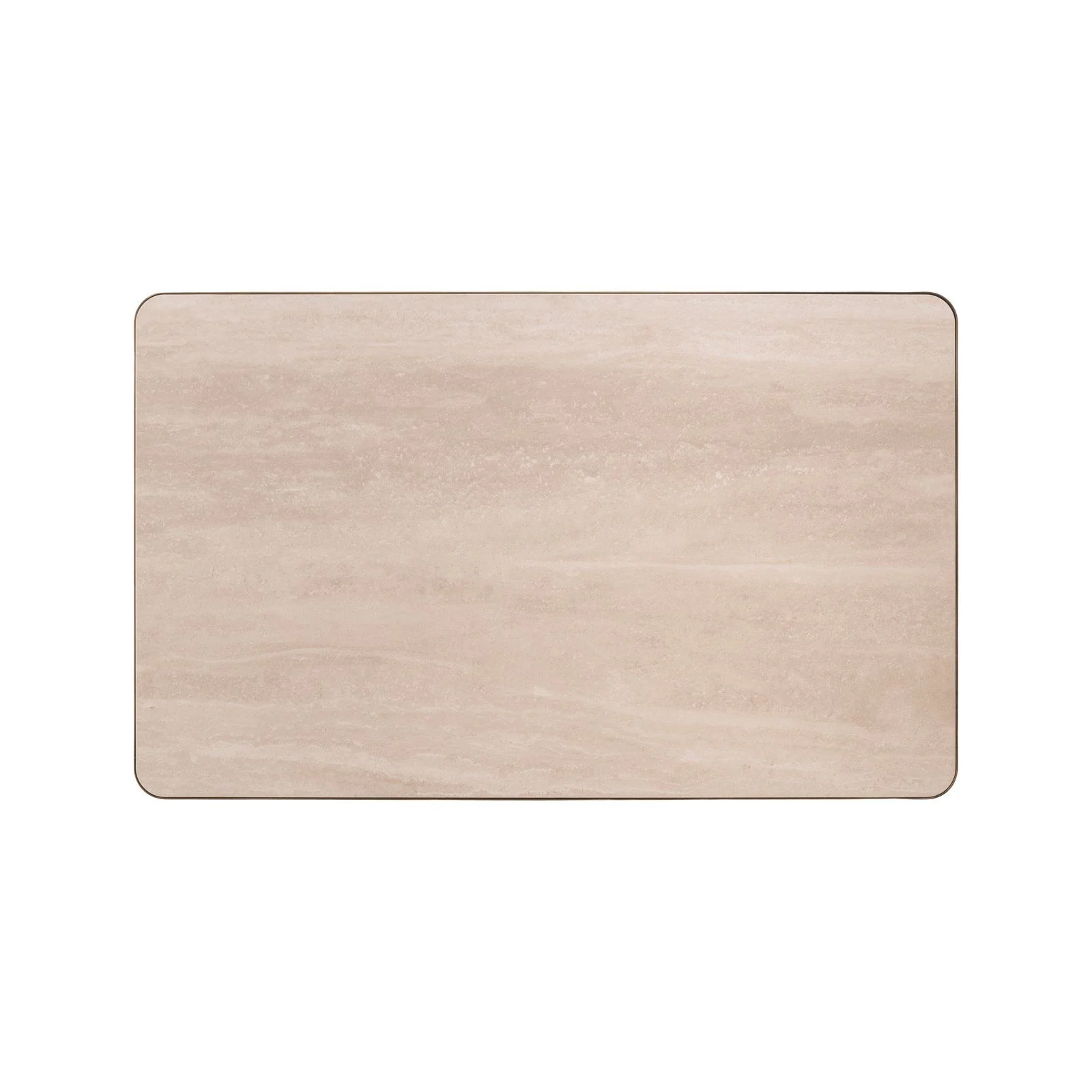 Couchtisch Claridge mit Glas in beige, 130x80x35 cm - Image 5