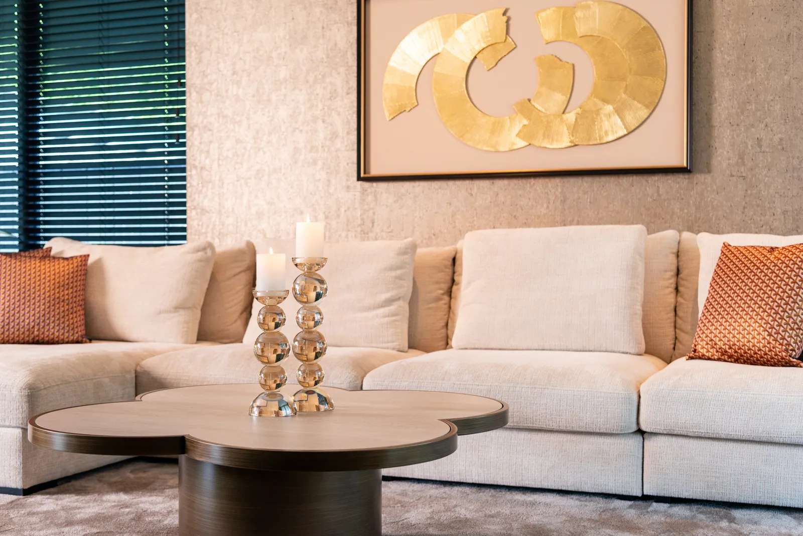 Couchtisch Clover in beige - Image 6