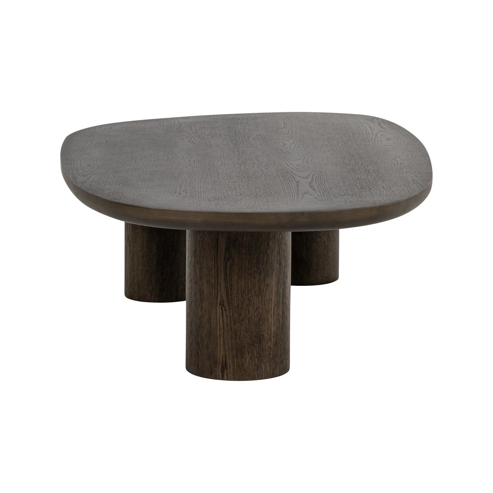 Couchtisch Ellington aus Eichenfurnier in dunkelbraun, 150x80x36 cm - Image 3