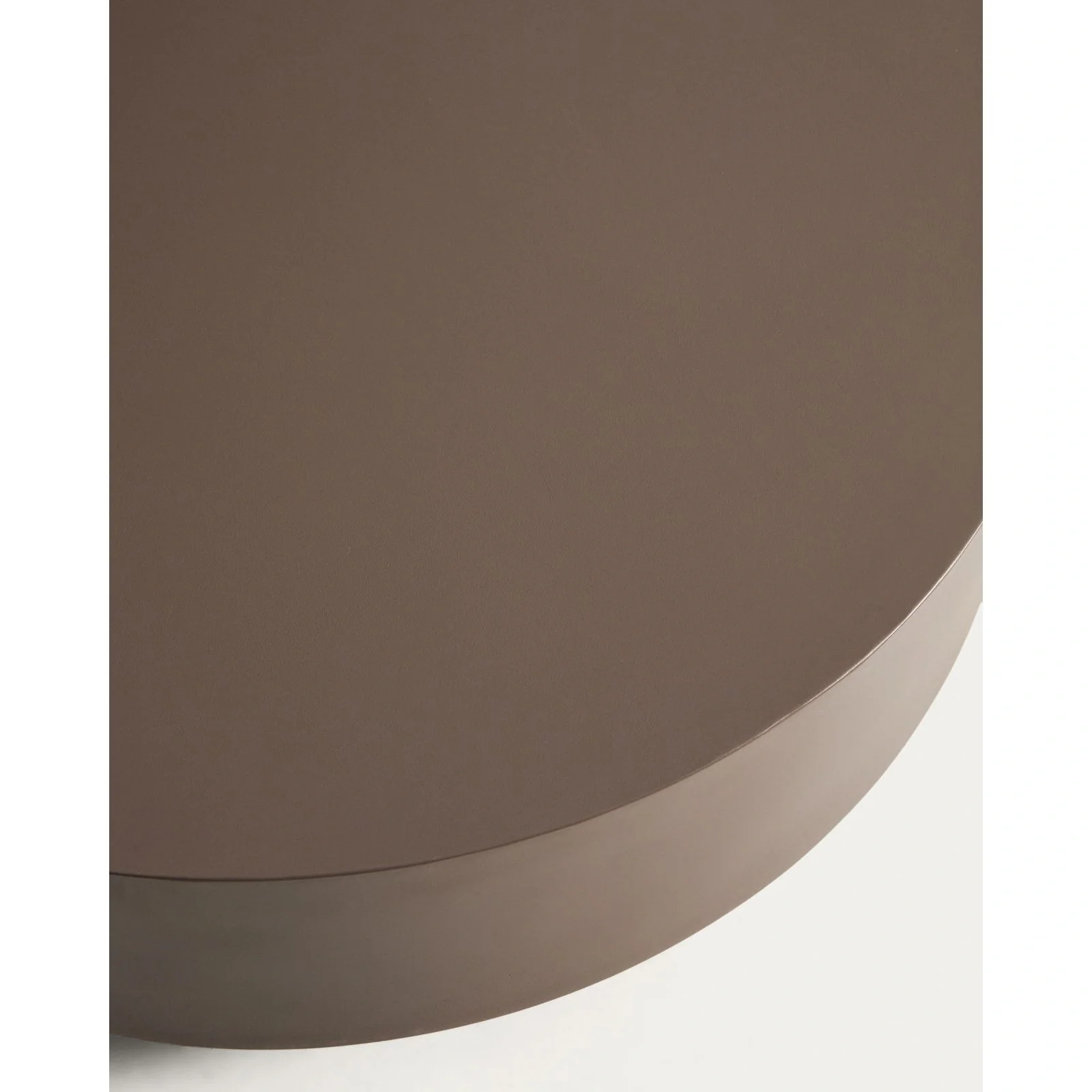 Couchtisch Garbet aus braunem Zement, Ø 80 cm - Image 5