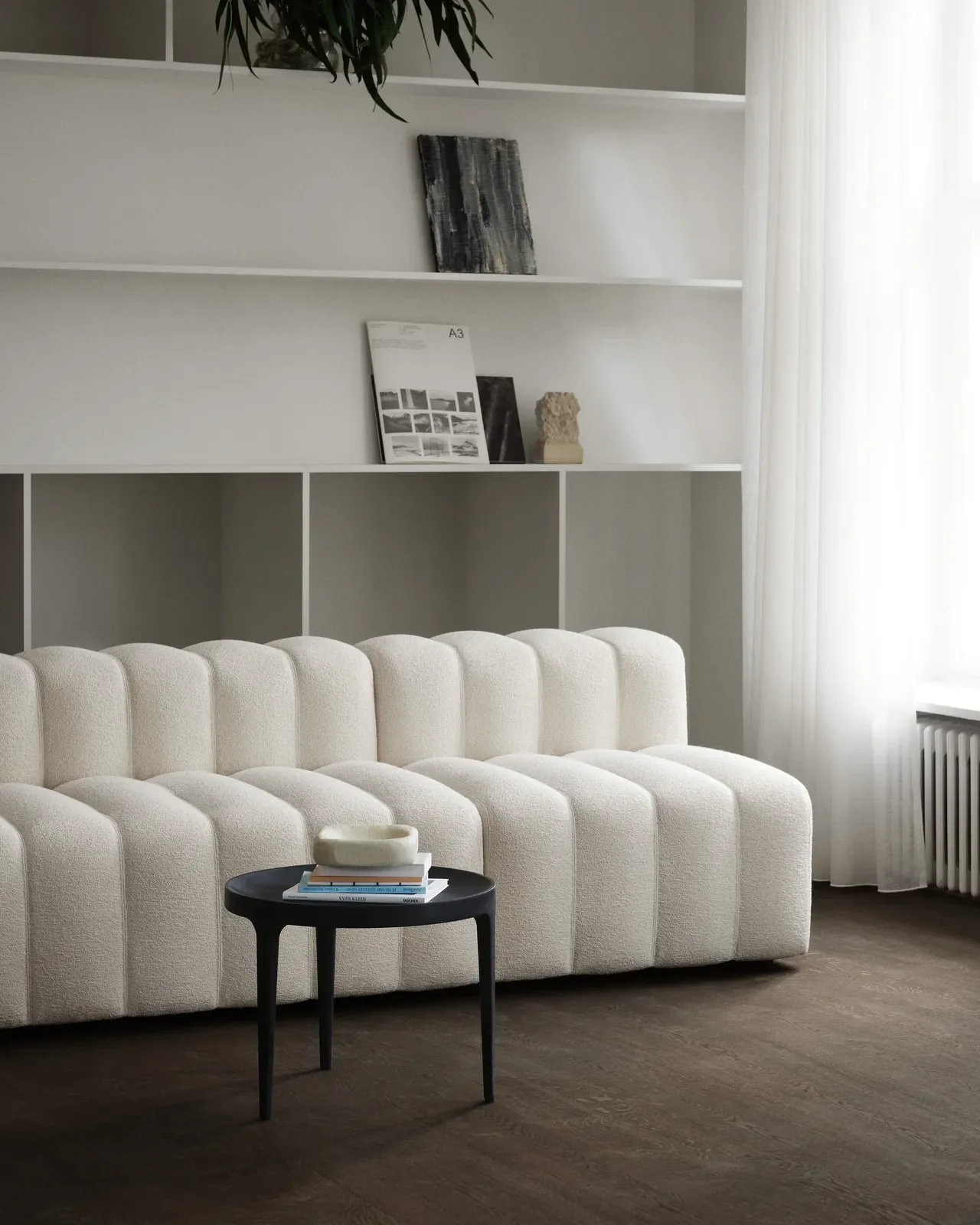 Couchtisch Ghost aus Aluminium in Schwarz, 50×50×40 cm - Image 6