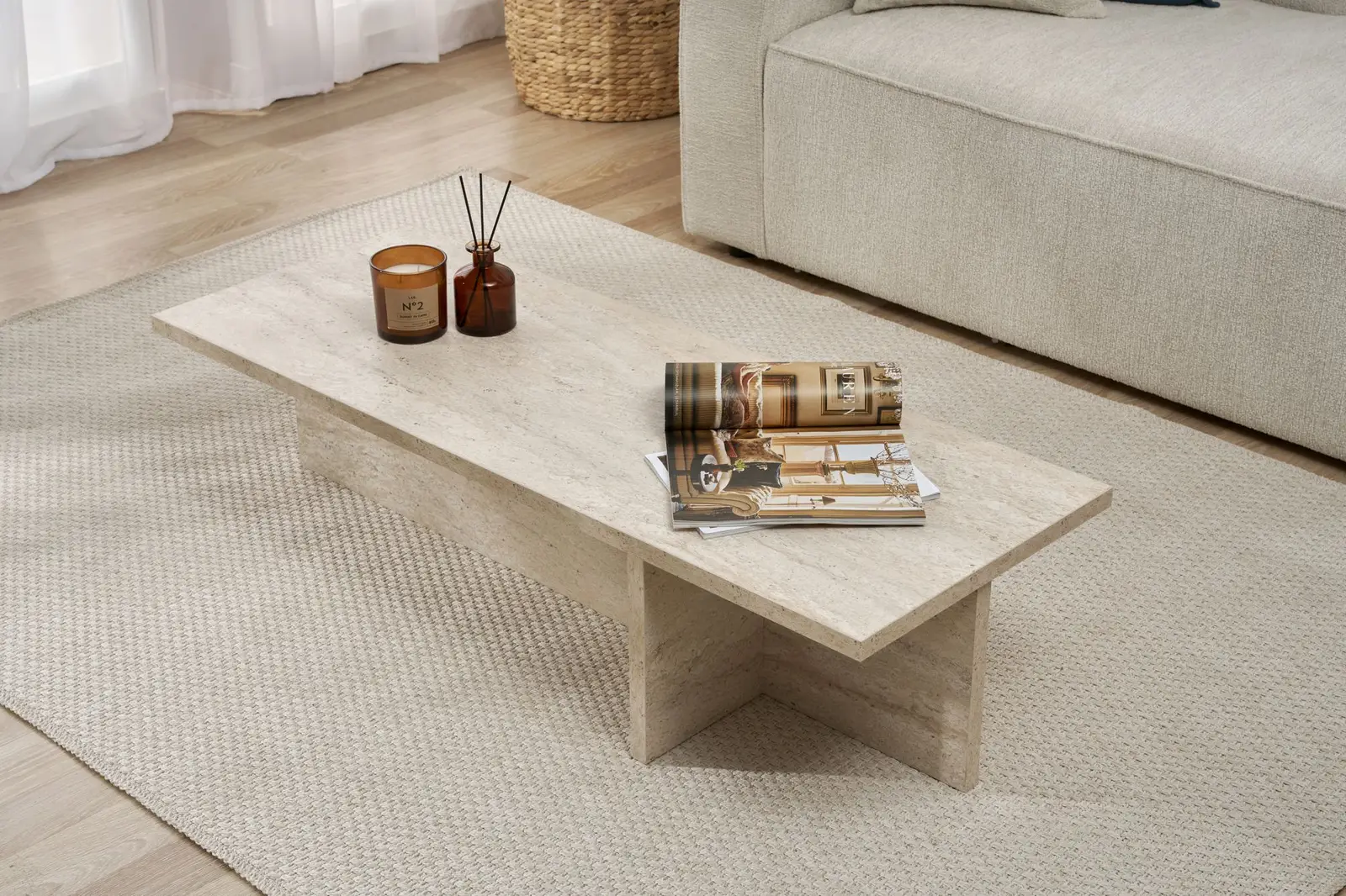 Couchtisch Harbor aus Holz, 120×45×30 cm - Image 19