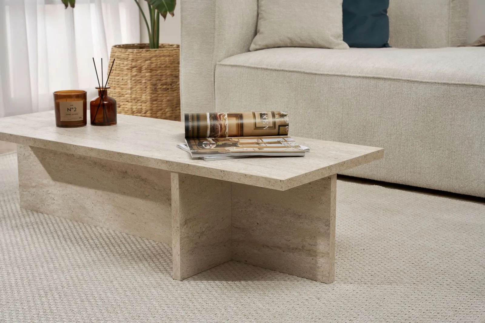 Couchtisch Harbor aus Holz, 120×45×30 cm - Image 20
