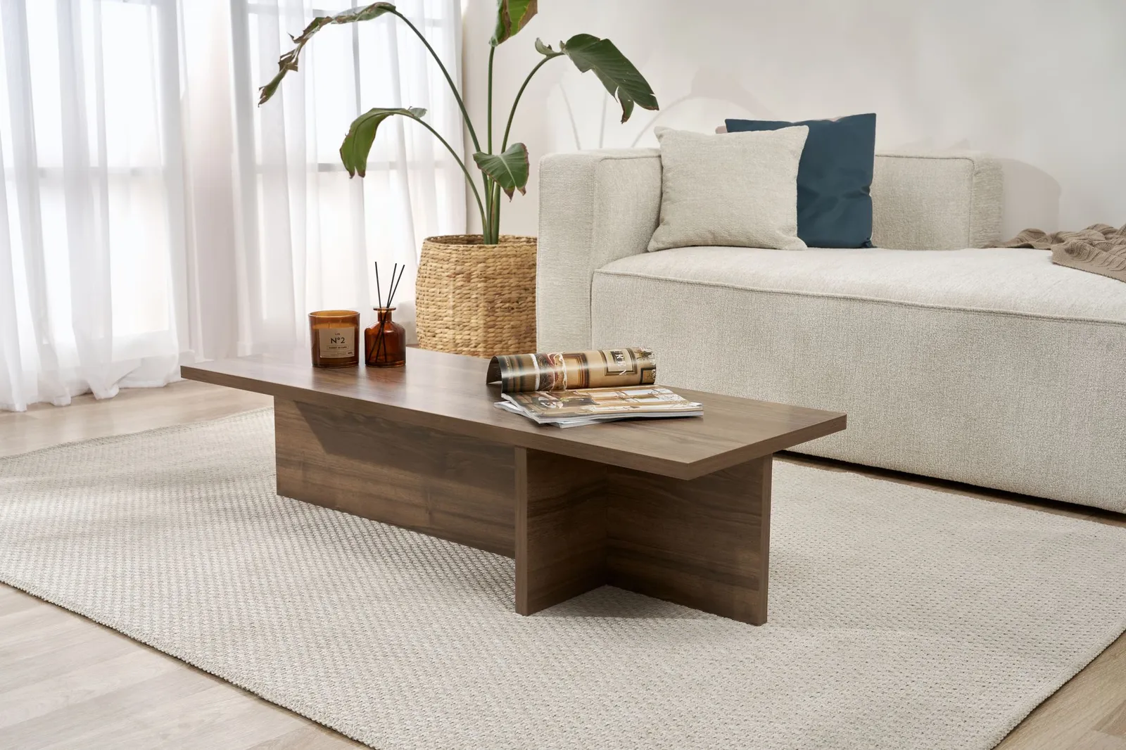 Couchtisch Harbor aus Holz, 120×45×30 cm - Image 26