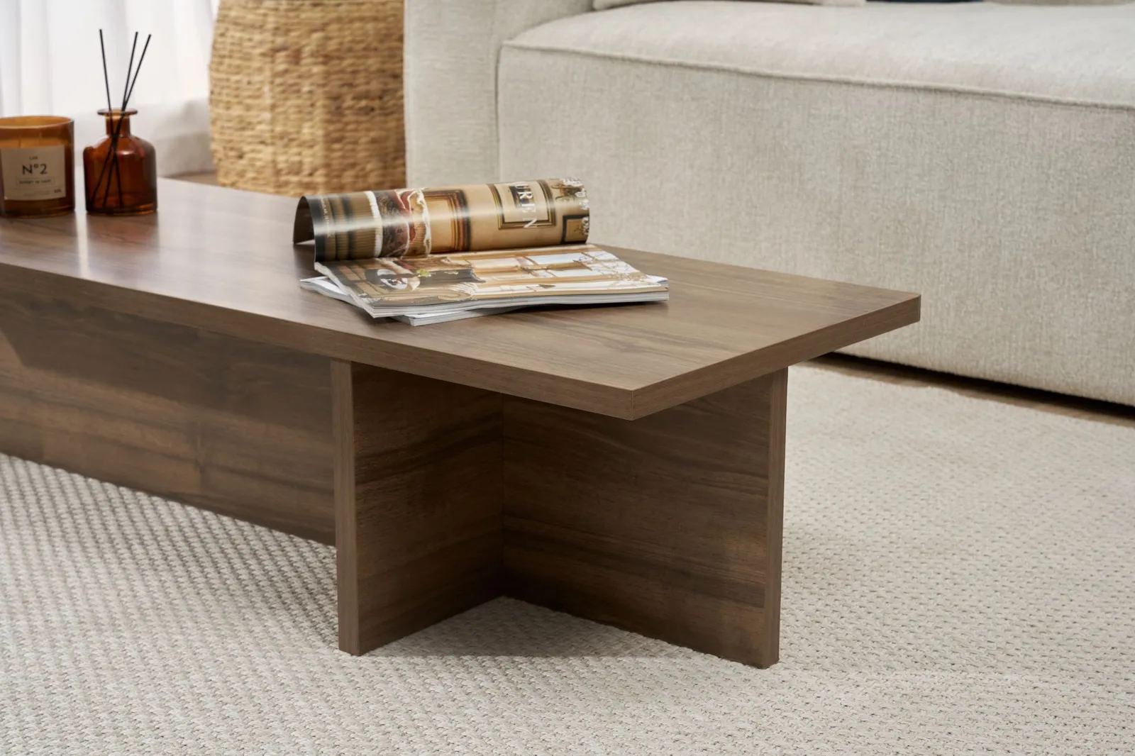 Couchtisch Harbor aus Holz, 120×45×30 cm - Image 28