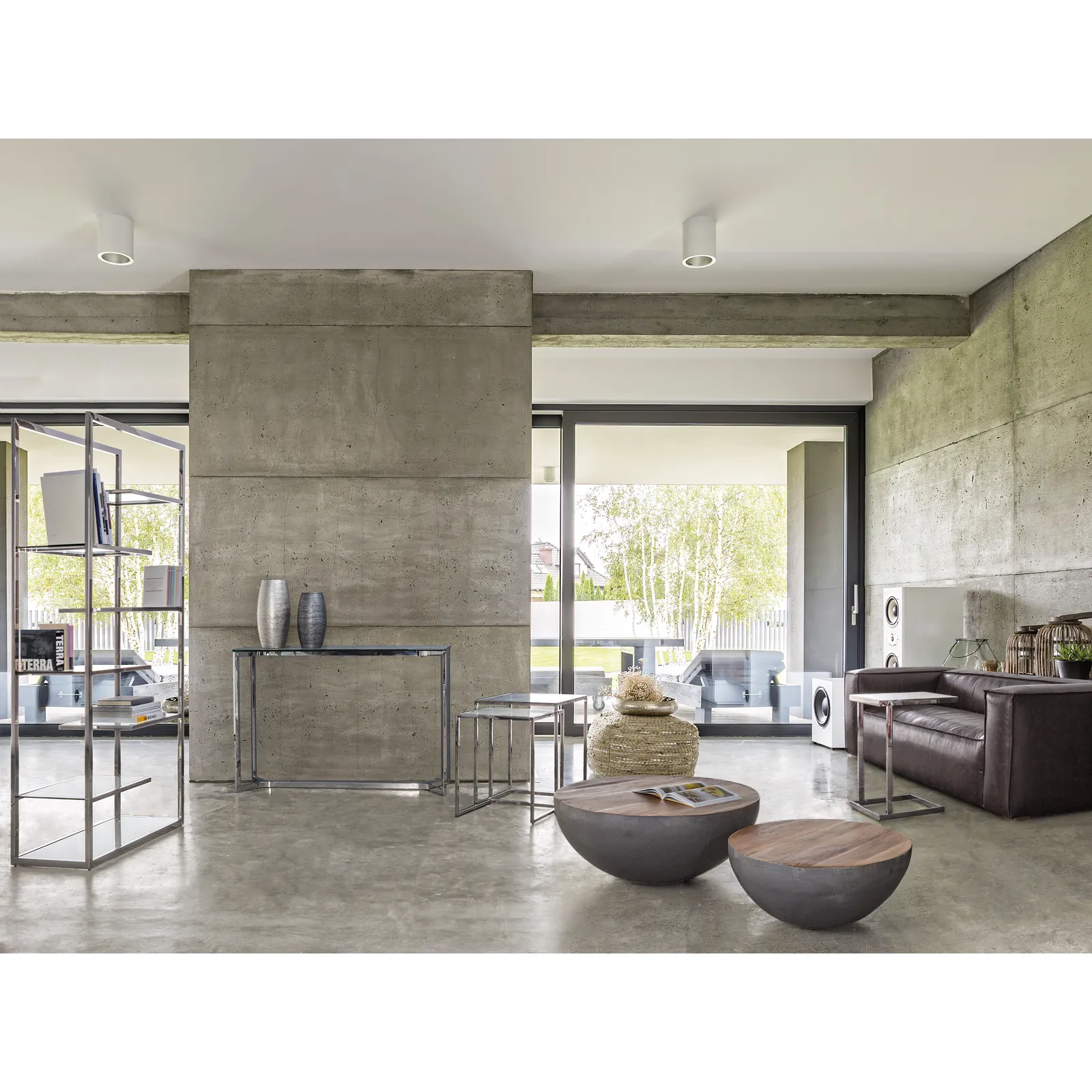 Couchtisch rund 70x70 Grau Lancaster - Image 3