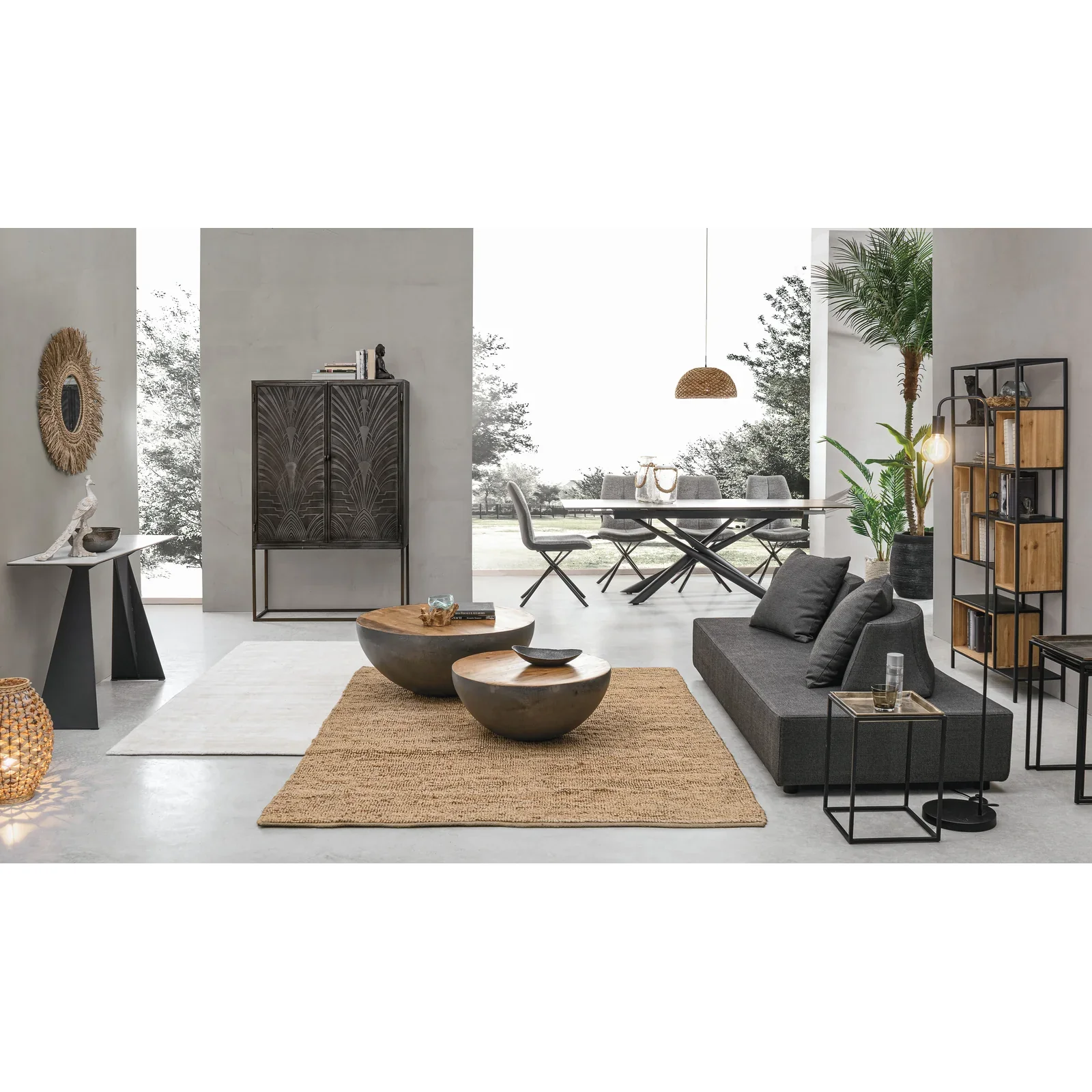 Couchtisch rund 70x70 Grau Lancaster - Image 6