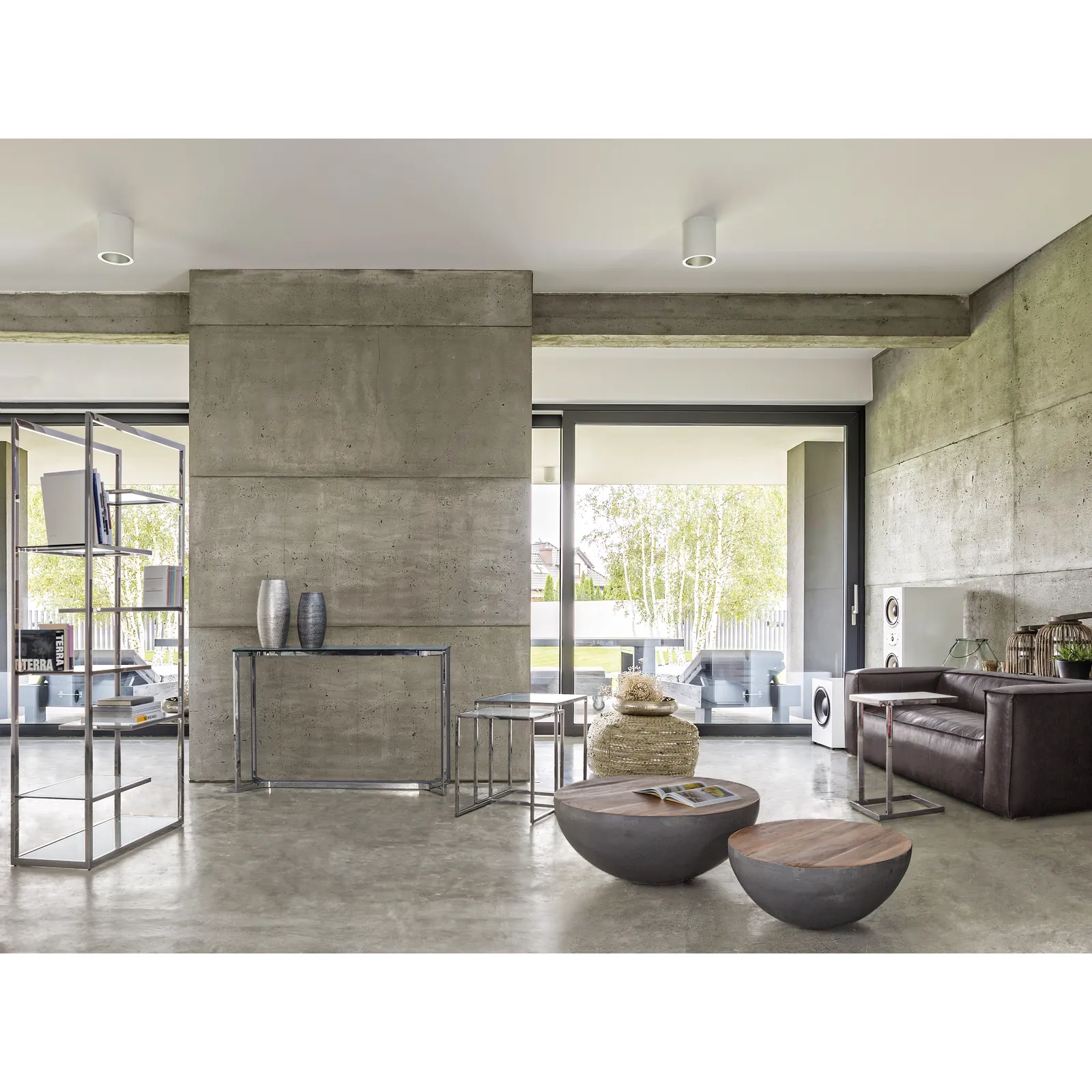 Couchtisch rund 90x90 Grau Lancaster - Image 2