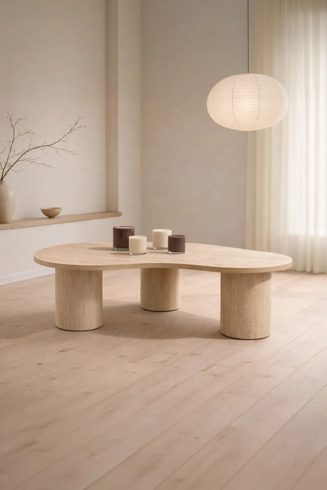 Couchtisch Megg naturfarbend, 130x78x40 cm - Image 2
