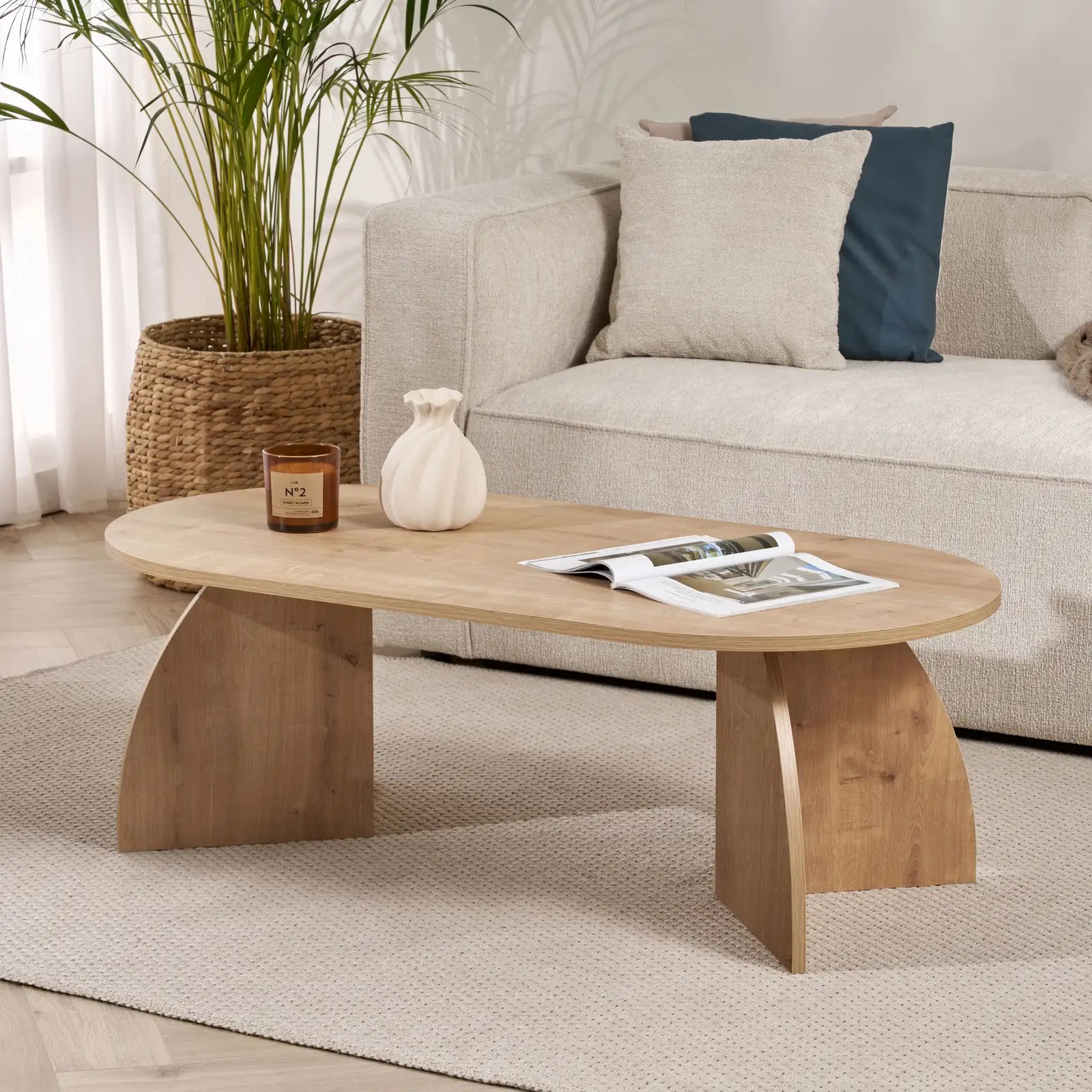 Couchtisch Melina aus melaminbeschichteten Holz, 120×60×40 cm - Image 18