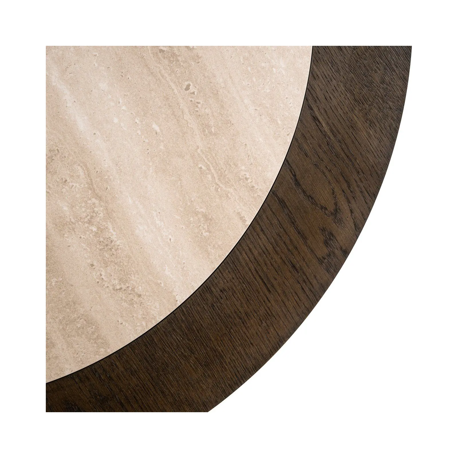 Couchtisch Nando aus Eichenfurnier in braun, 100x100x38 cm - Image 2