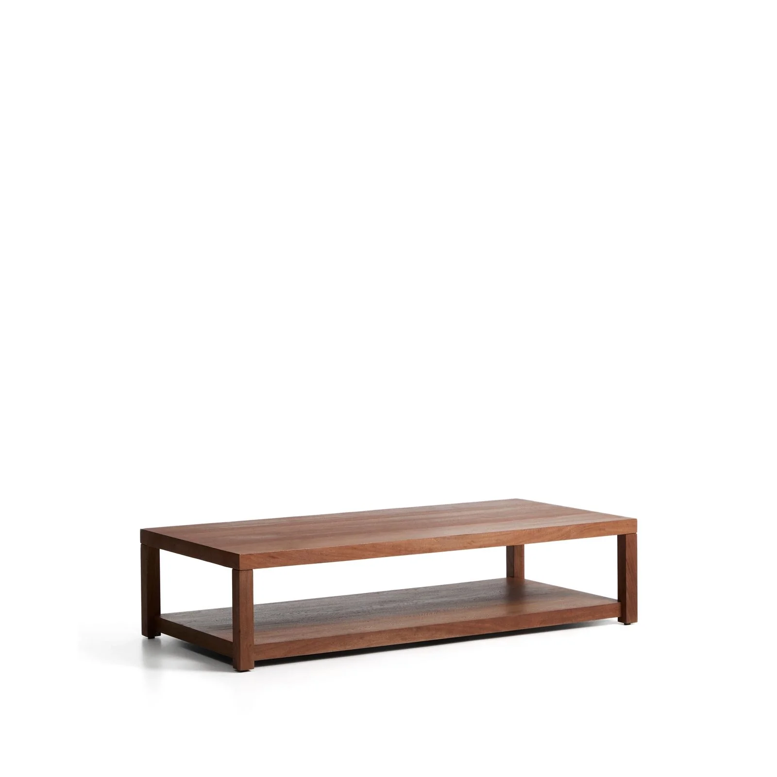 Couchtisch Norani aus massivem Akazienholz und Akazienfurnier 150 x 70 cm - Image 5