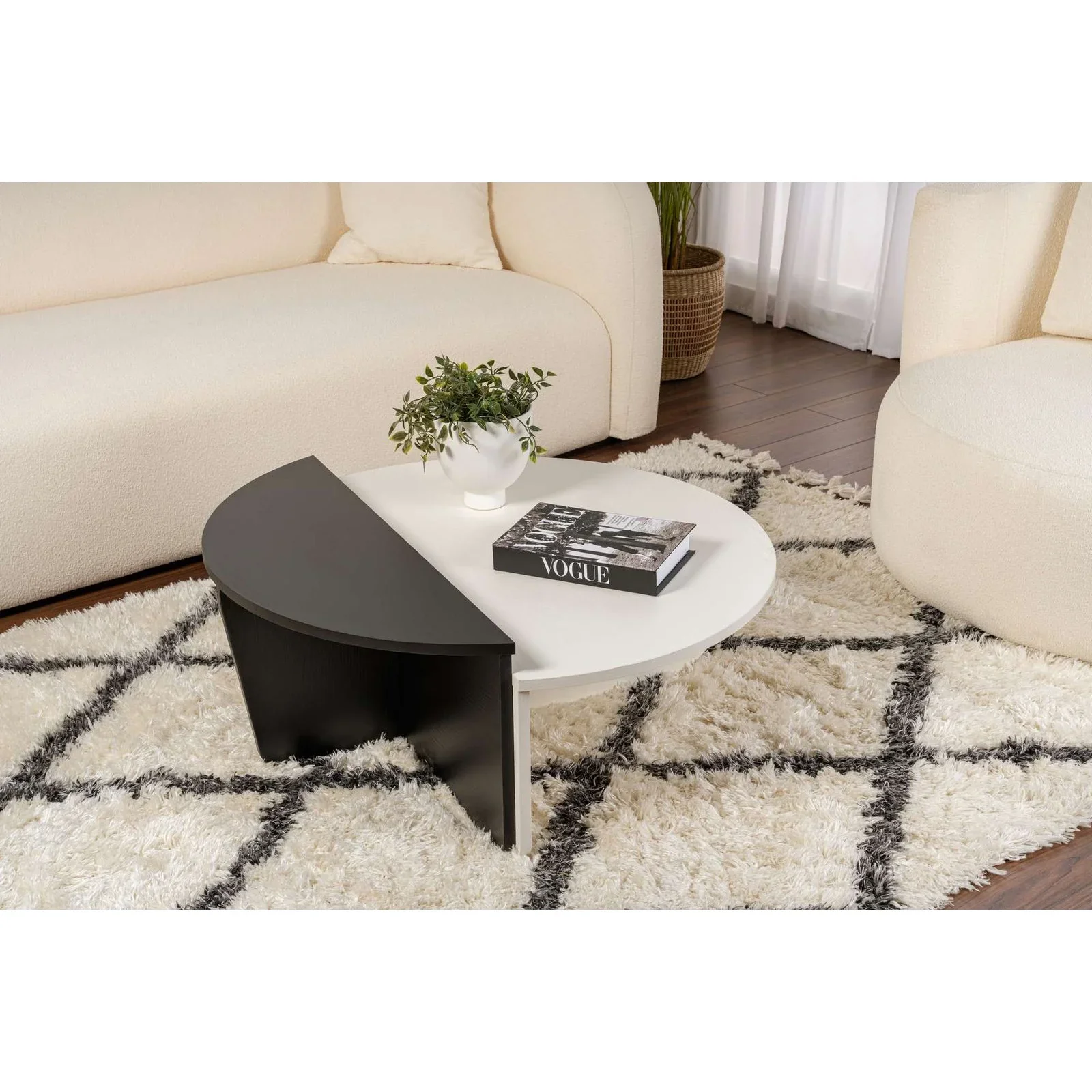 Couchtisch Orion aus Holz in verschiedenen Farben, 90x60x30 cm - Image 100