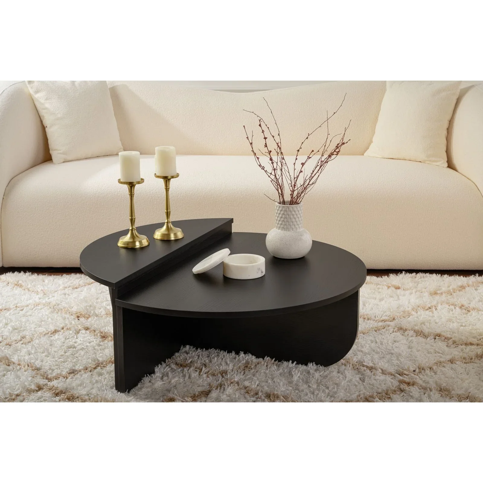 Couchtisch Orion aus Holz in verschiedenen Farben, 90x60x30 cm - Image 109