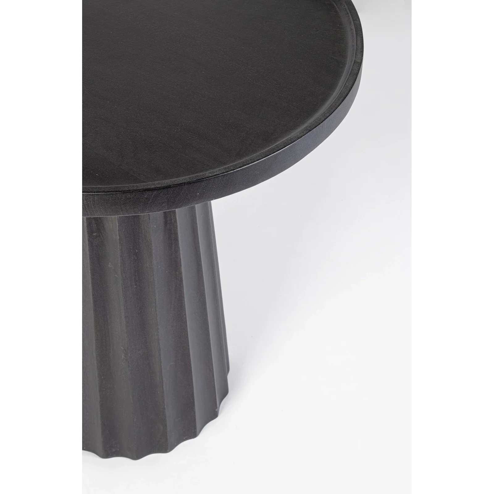 Couchtisch Schwarz rund 46x46 Orissa - Image 2
