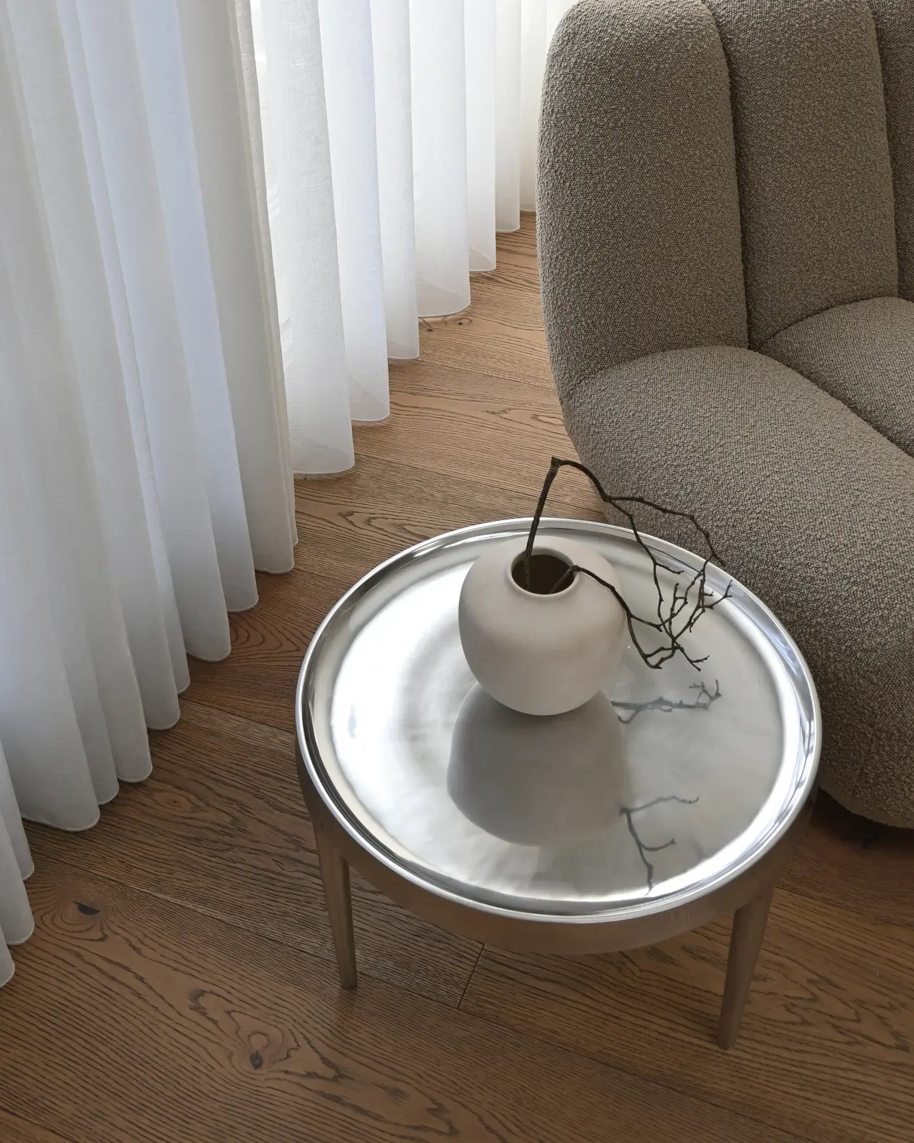 Couchtisch Phantom aus Metall oder Aluminium, Niedrig - Image 12