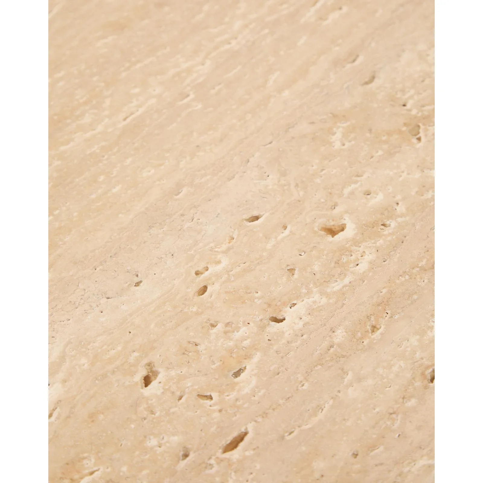 Couchtisch Pirita aus beigem Travertin mit Beinen aus massivem Eichenholz, 147 x 65 cm, FSC 100 % - Image 21