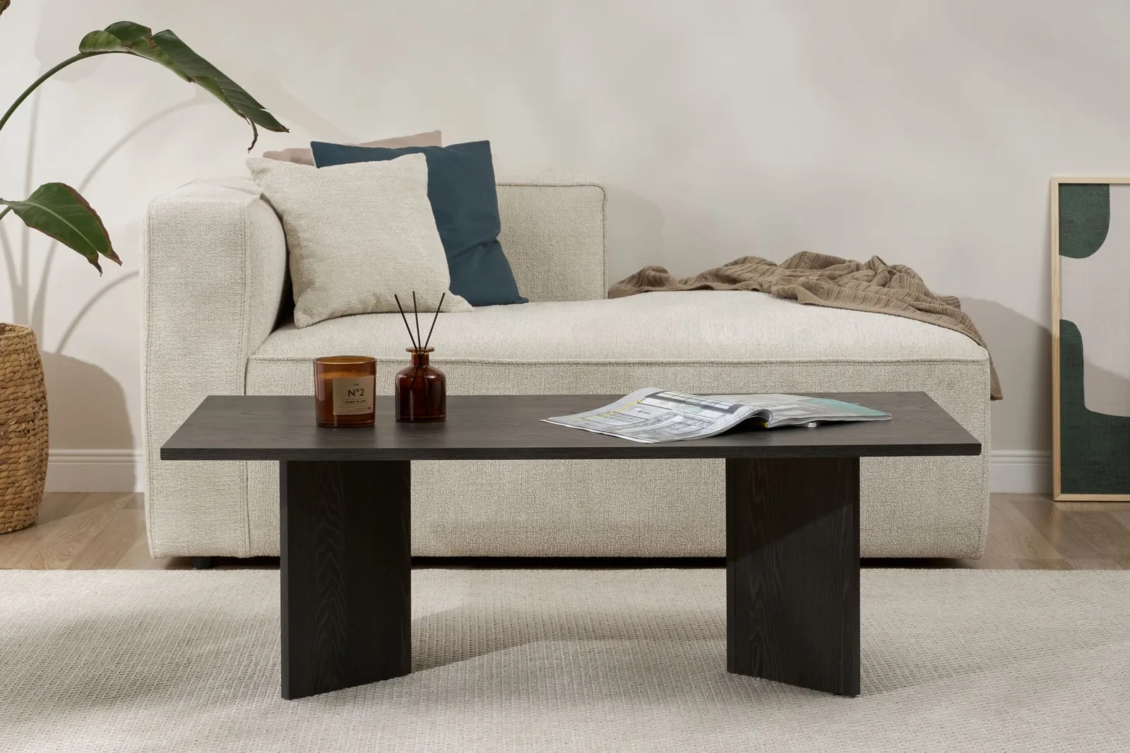 Couchtisch Sabin aus melaminbeschichteten Holz, 119×60×40 cm - Image 23