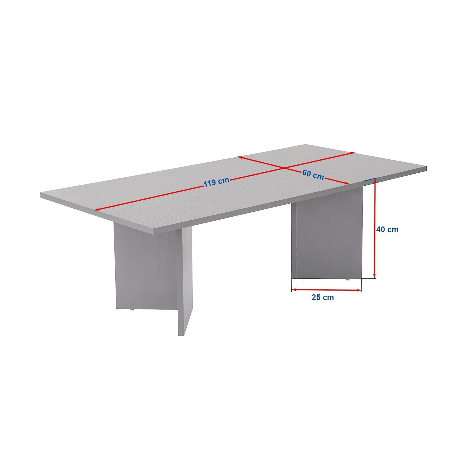 Couchtisch Sabin aus melaminbeschichteten Holz, 119×60×40 cm - Image 31