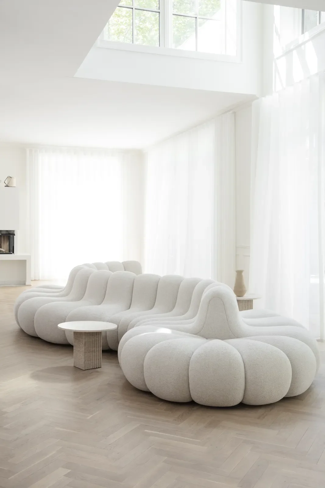 Couchtisch SoHo aus Travertin, 50×50×35 cm - Image 2