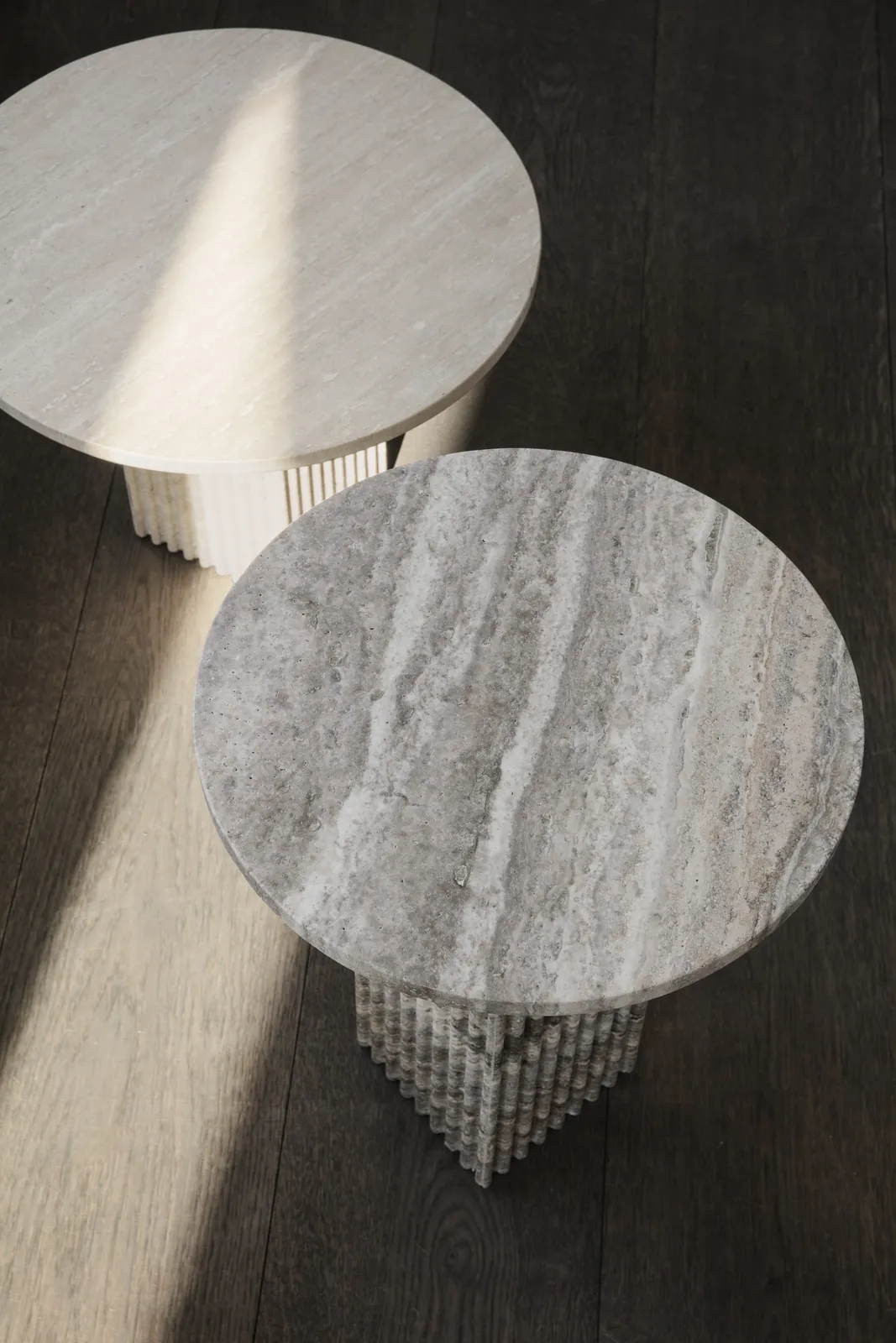 Couchtisch SoHo aus Travertin, 50×50×35 cm - Image 8