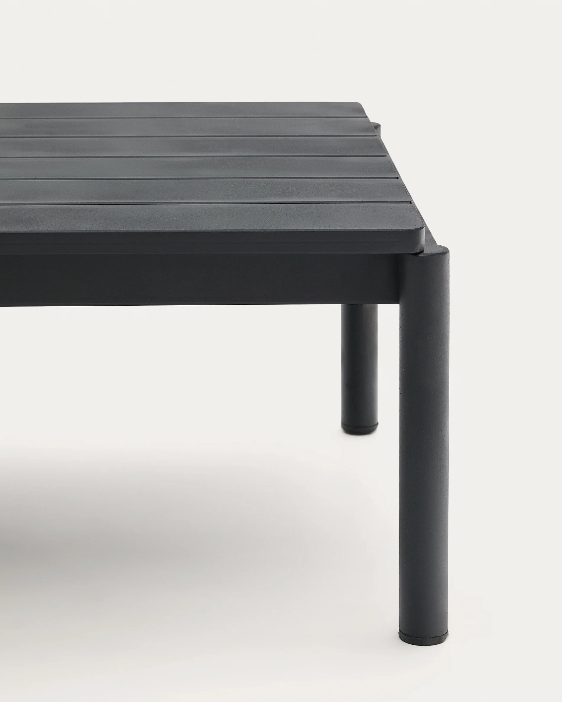 Couchtisch Sorells aus grauem Aluminium 63 x 144,6 cm - Image 2
