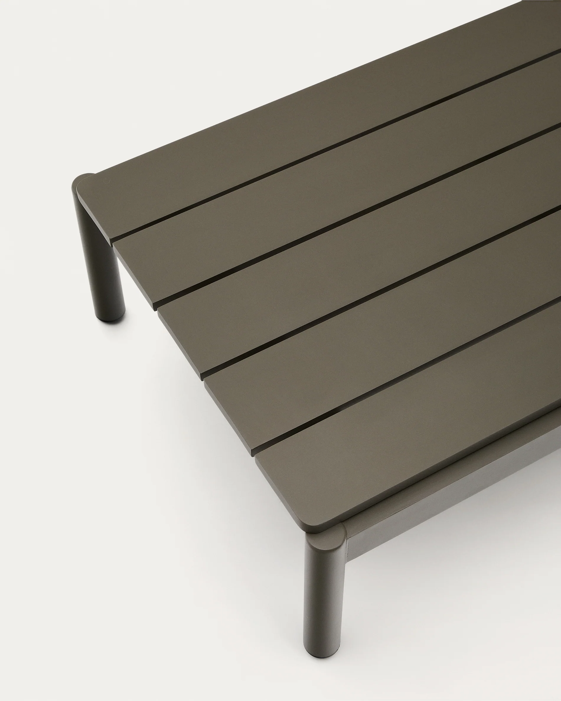 Couchtisch Sorells aus grünem Aluminium 52,4 x 91 cm - Image 2