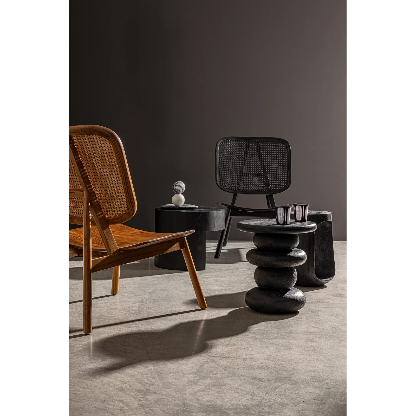 Couchtisch rund 50x50 Stanwood Schwarz - Image 3