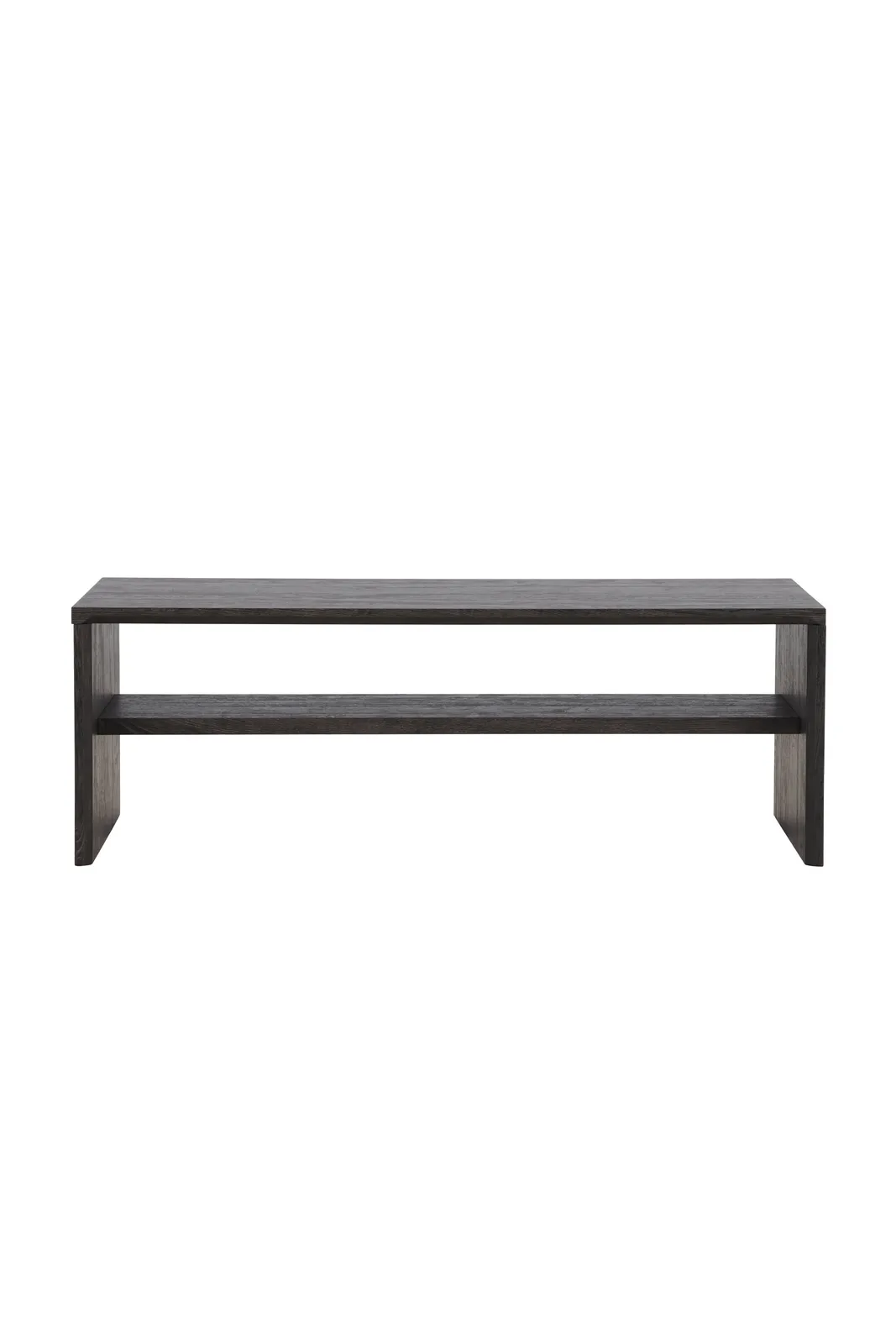 Couchtisch Telemarket in schwarz, 50x110x38 cm