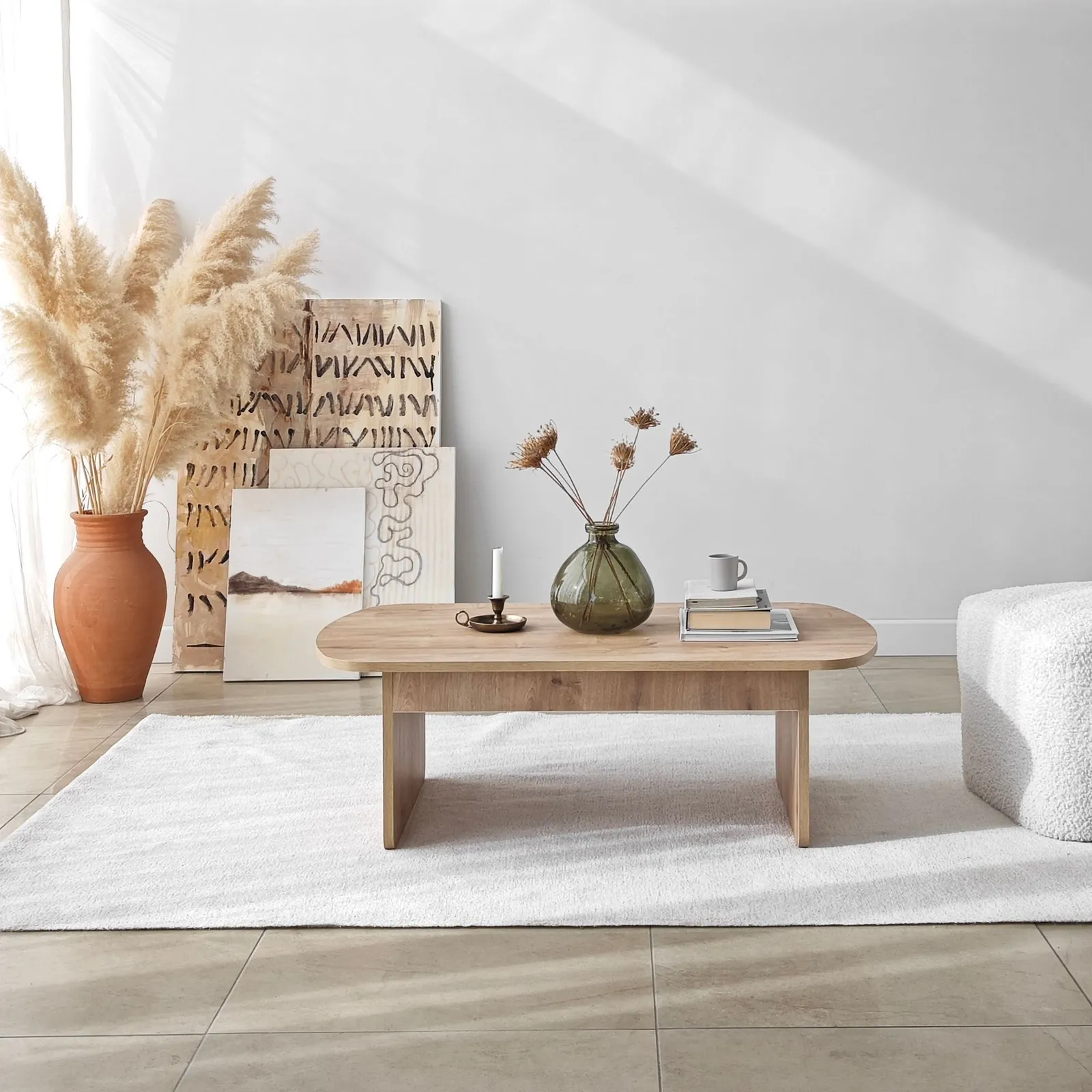 Couchtisch Theseus aus melaminbeschichteten Holz, 105×60×35 cm - Image 22