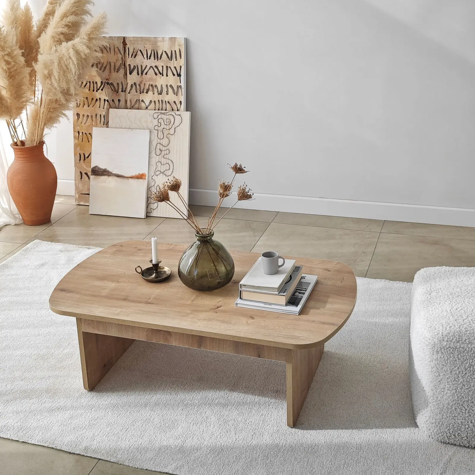 Couchtisch Theseus aus melaminbeschichteten Holz, 105×60×35 cm - Image 26