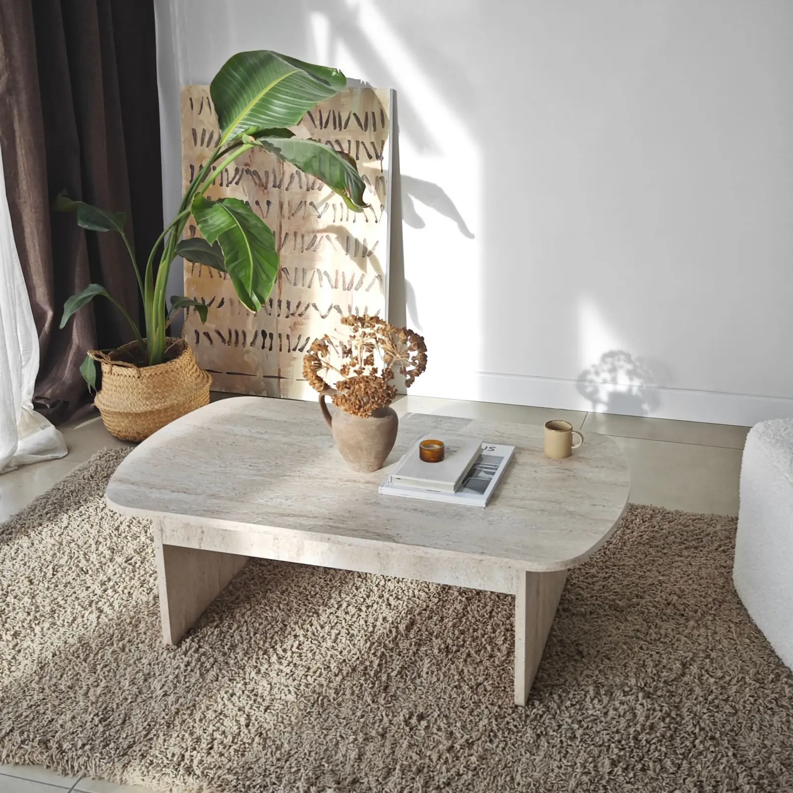 Couchtisch Theseus aus melaminbeschichteten Holz, 105×60×35 cm - Image 4