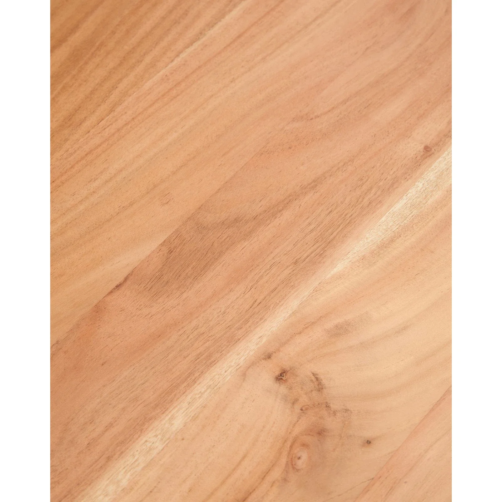 Couchtisch Uxue aus massivem Akazienholz mit Beinen aus schwarzem Stahl 130 x 64 cm - Image 6