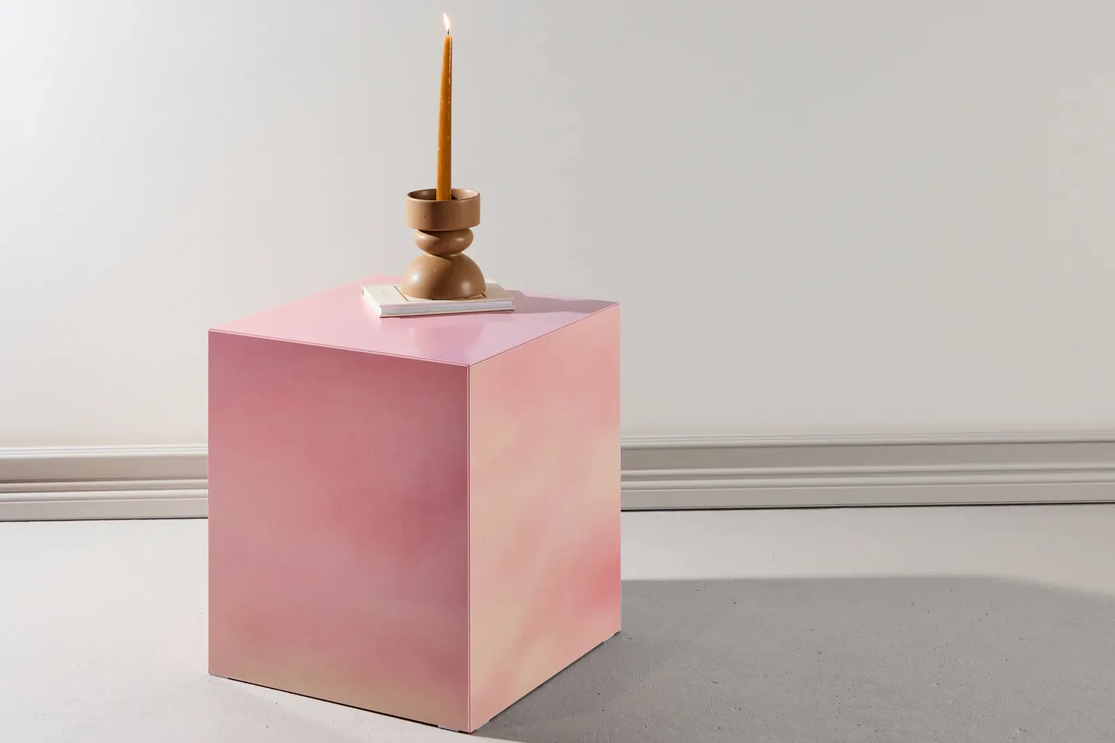 Couchtisch York in rosa, 40x40x45 cm - Image 2