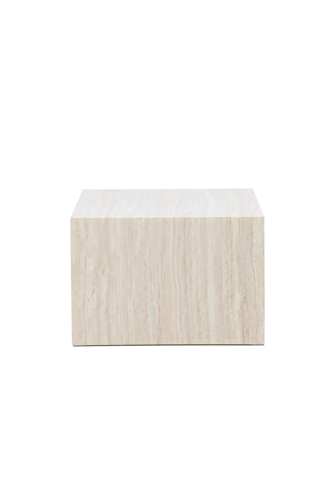 Couchtisch York mit beigem Travertinlook, 60x80x40 cm - Image 6