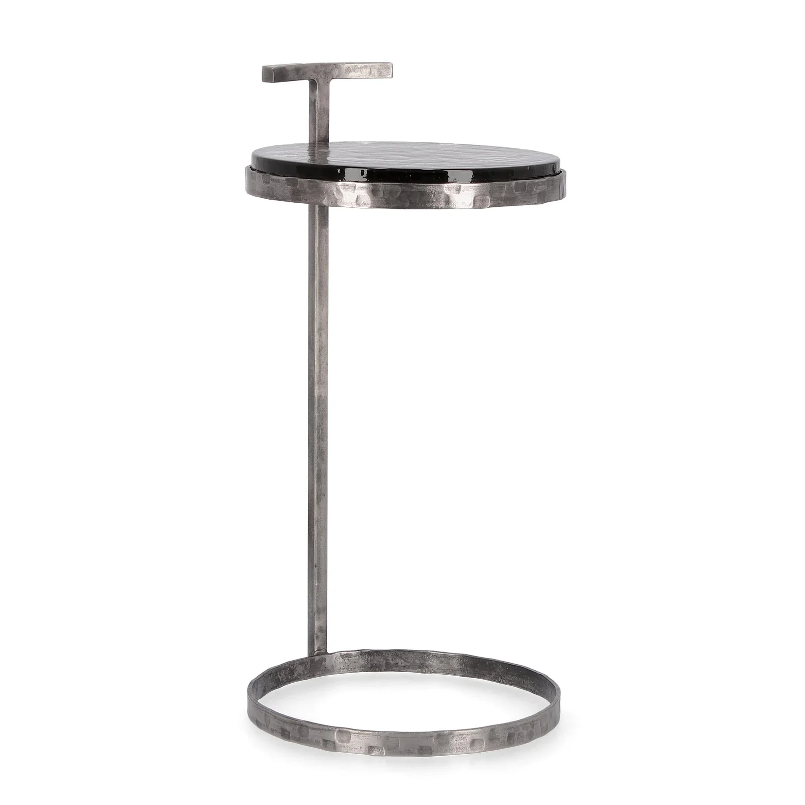 Couchtisch Zayla Rund Nickel Höhe 64cm