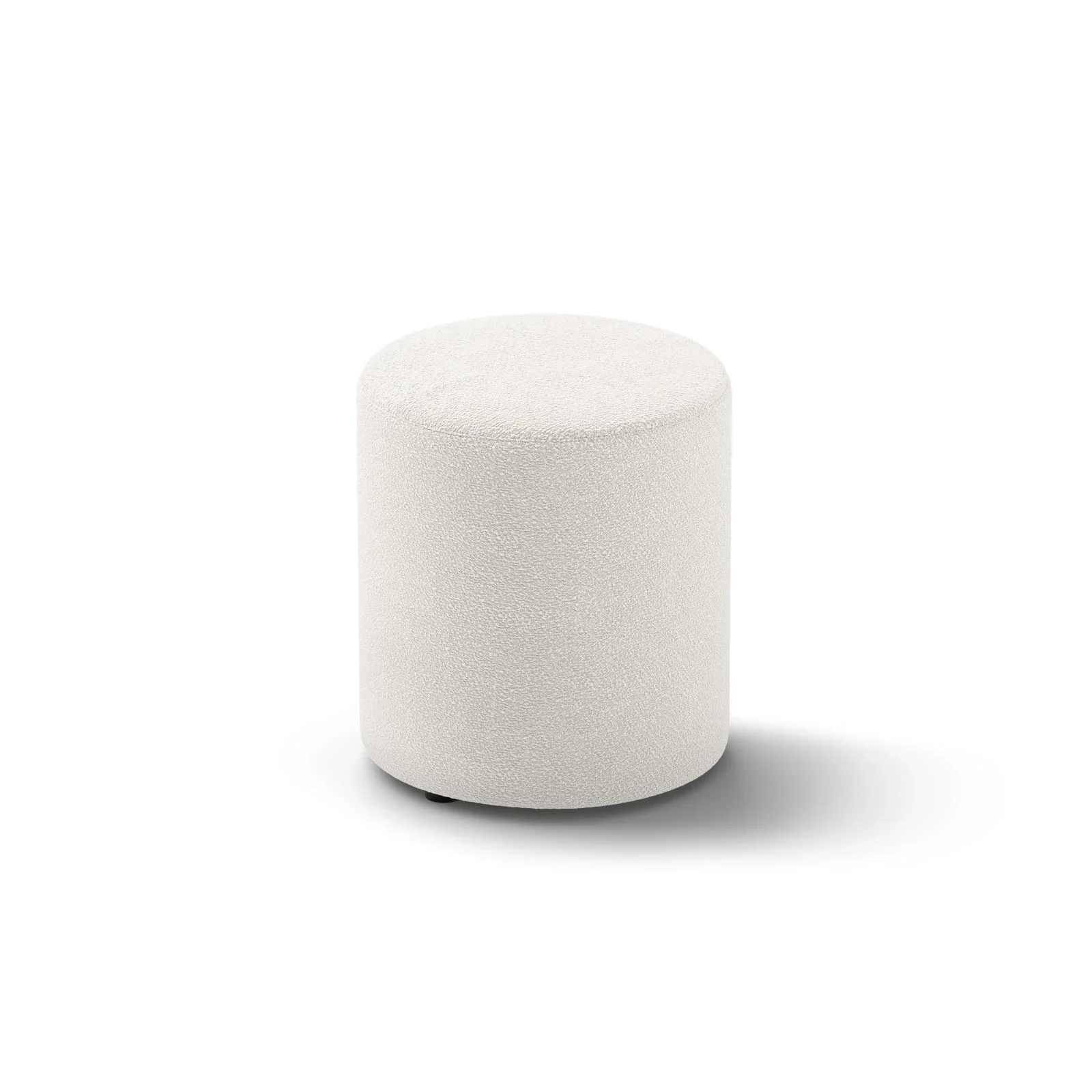 Dia Pouf aus Samt, Cord oder Boucle, 40x40 cm - Image 2