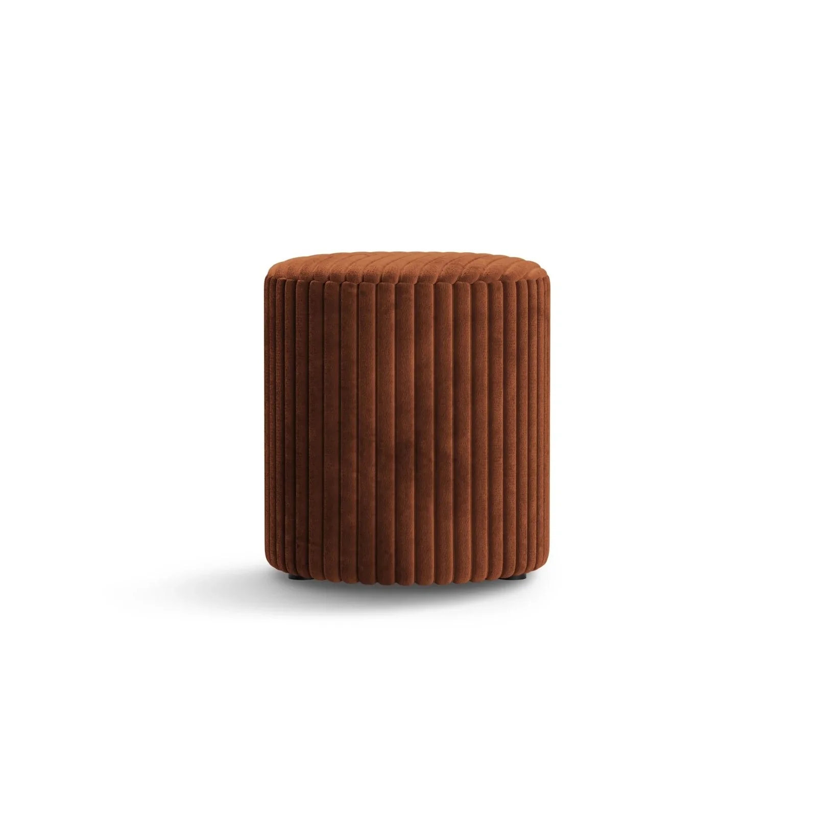 Dia Pouf aus Samt, Cord oder Boucle, 40x40 cm - Image 28