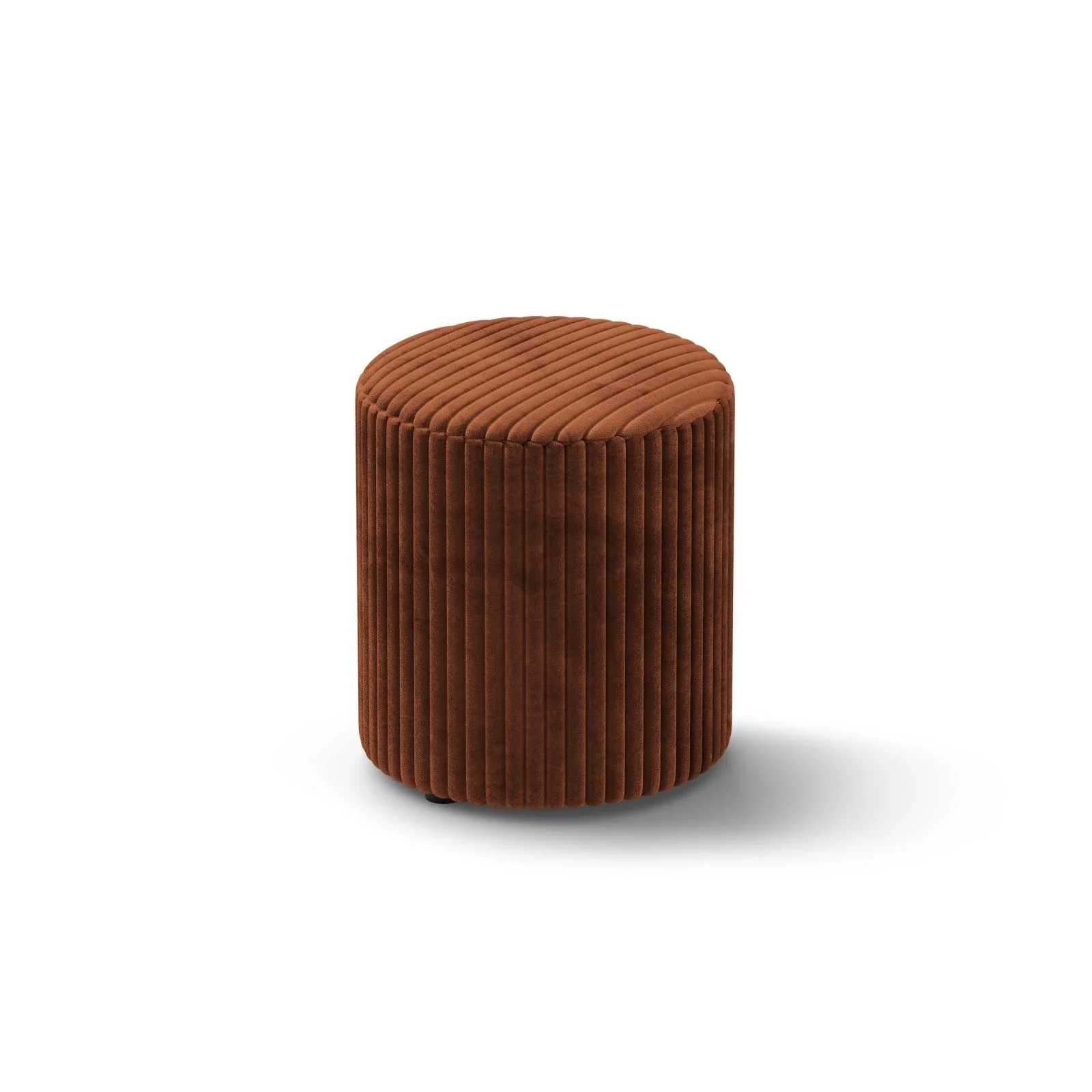 Dia Pouf aus Samt, Cord oder Boucle, 40x40 cm - Image 29