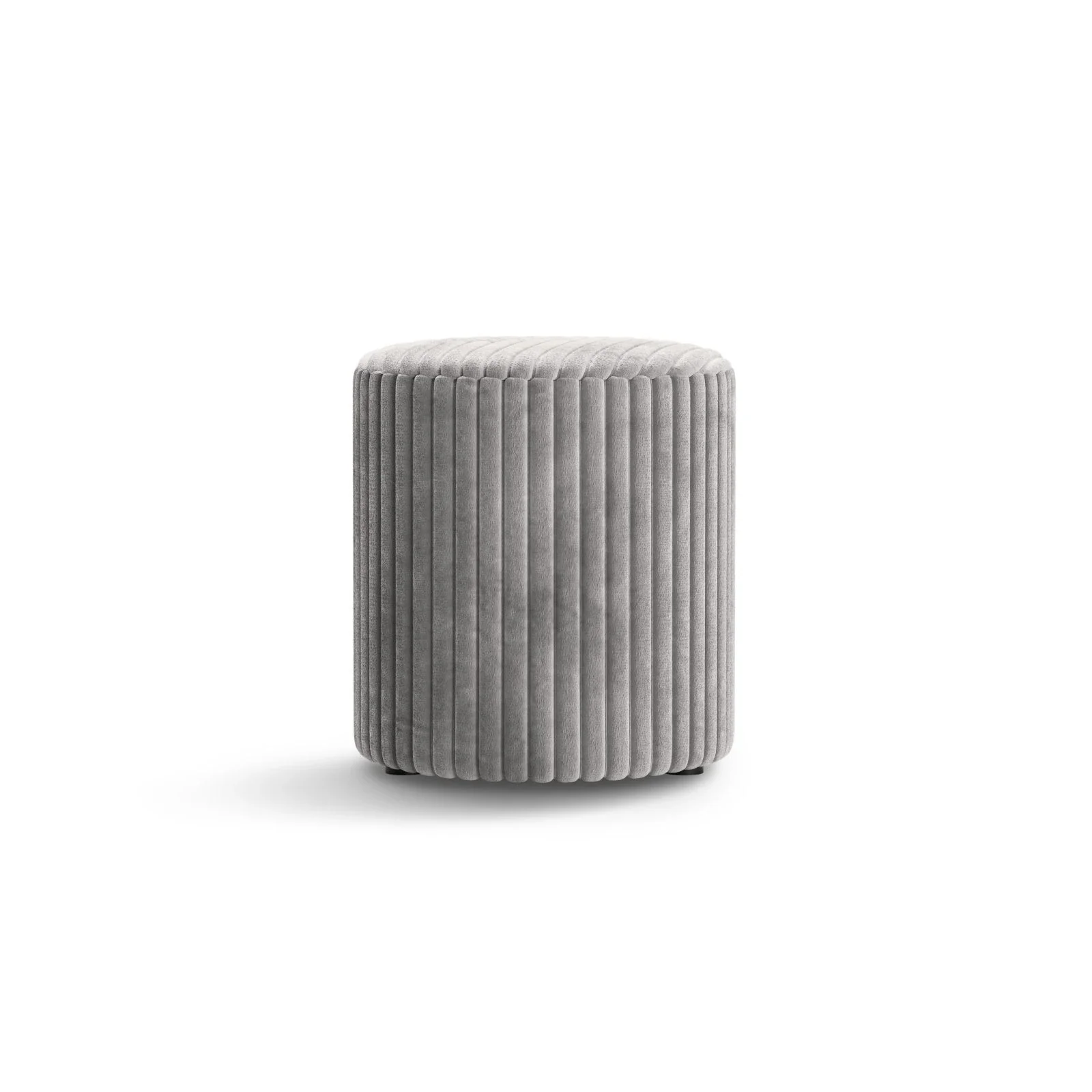 Dia Pouf aus Samt, Cord oder Boucle, 40x40 cm - Image 37