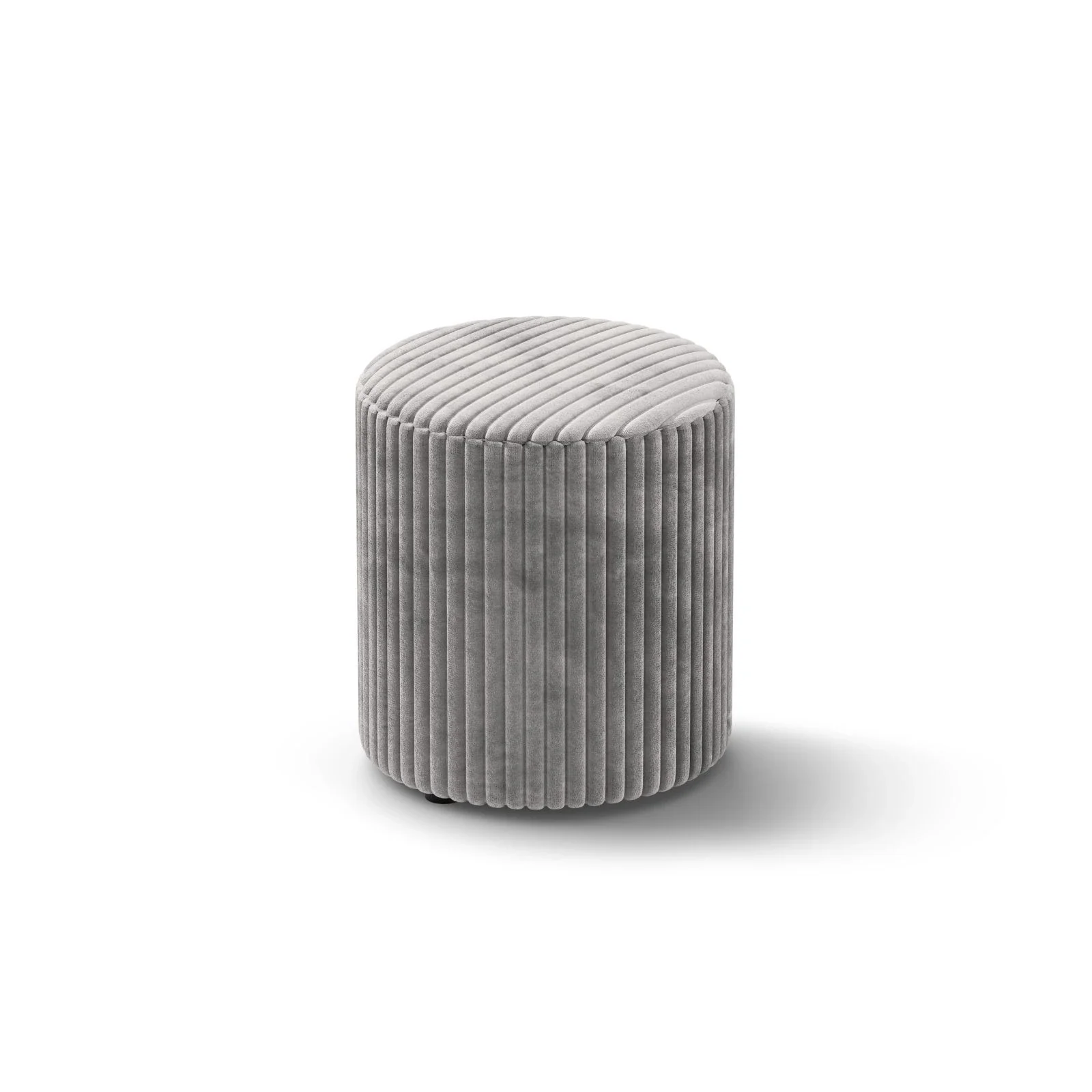 Dia Pouf aus Samt, Cord oder Boucle, 40x40 cm - Image 38